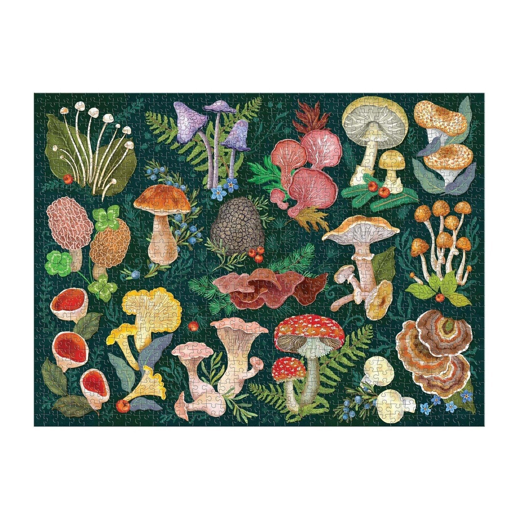 galison World of Mushrooms 1000 Piece Puzzle