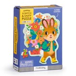 Mudpuppy Scratch and Sniff - Bunny Bouquet 48 Piece Mini Puzzle
