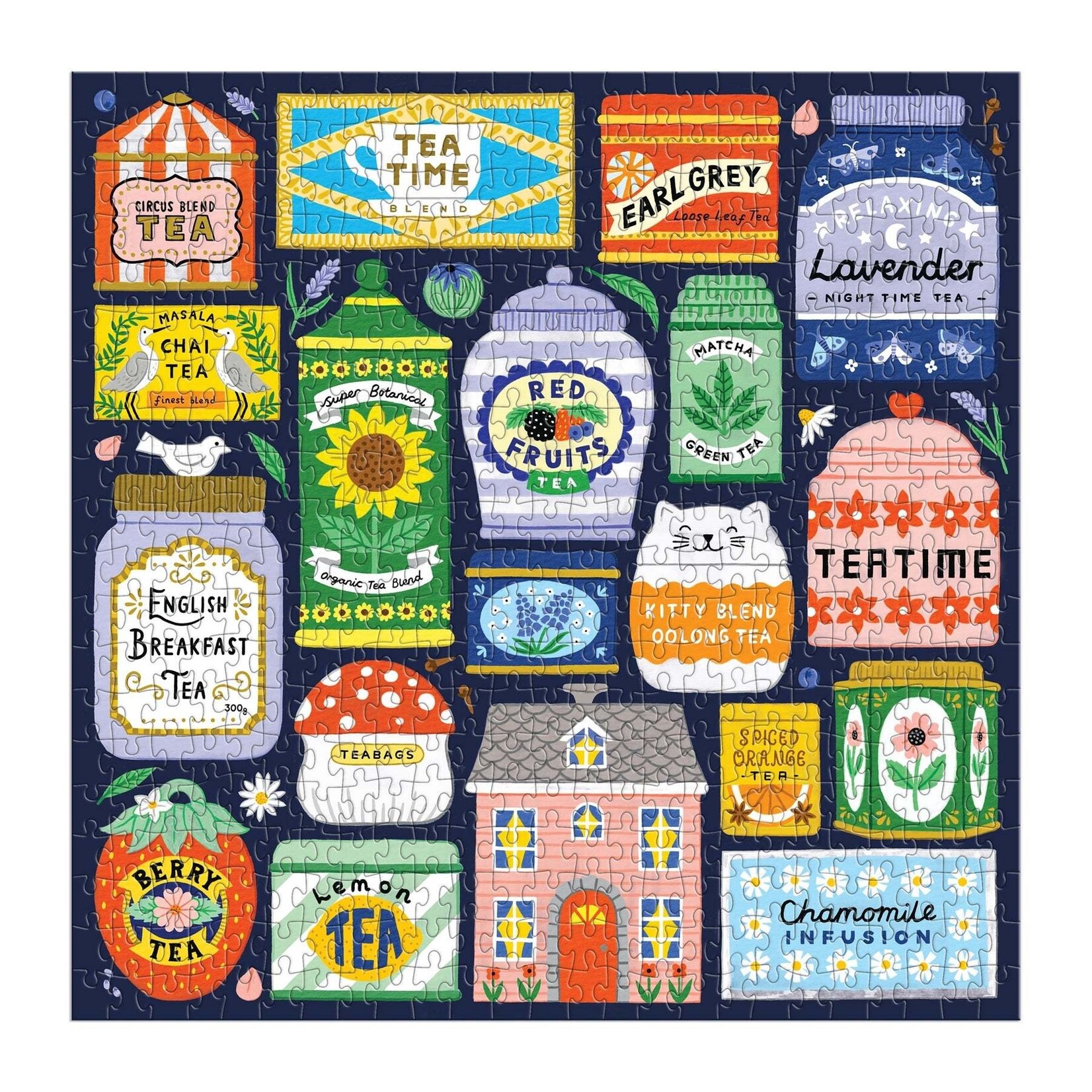 galison Spot of Tea 500 Piece Puzzle