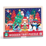 Mudpuppy Festive Friends 12 Piece Wooden Tray Puzzle