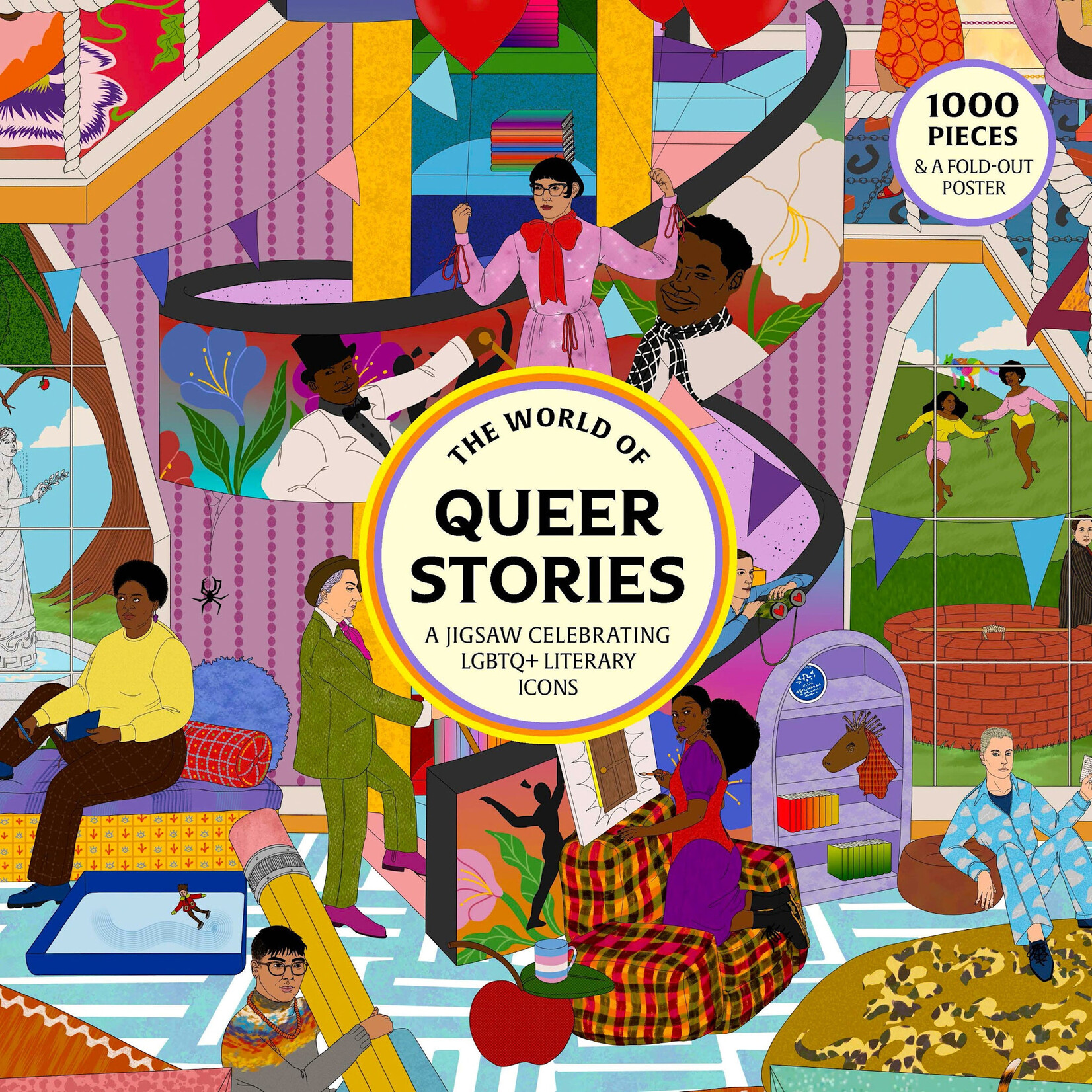 Laurence King The World of Queer Stories 1000 Piece Jigsaw Puzzle