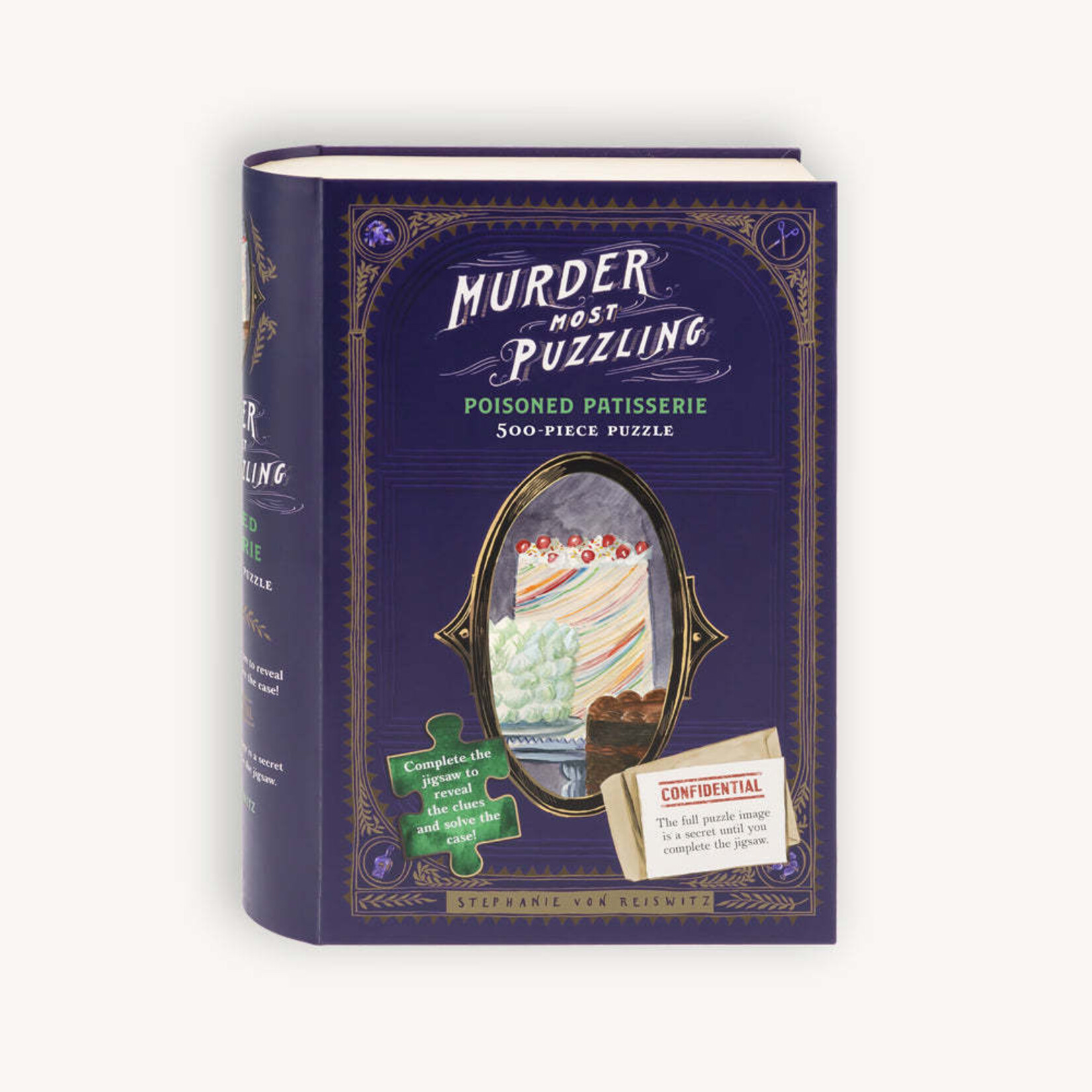 Chronicle Books Murder Most Puzzling Poisoned Patisserie 500 Piece Puzzle
