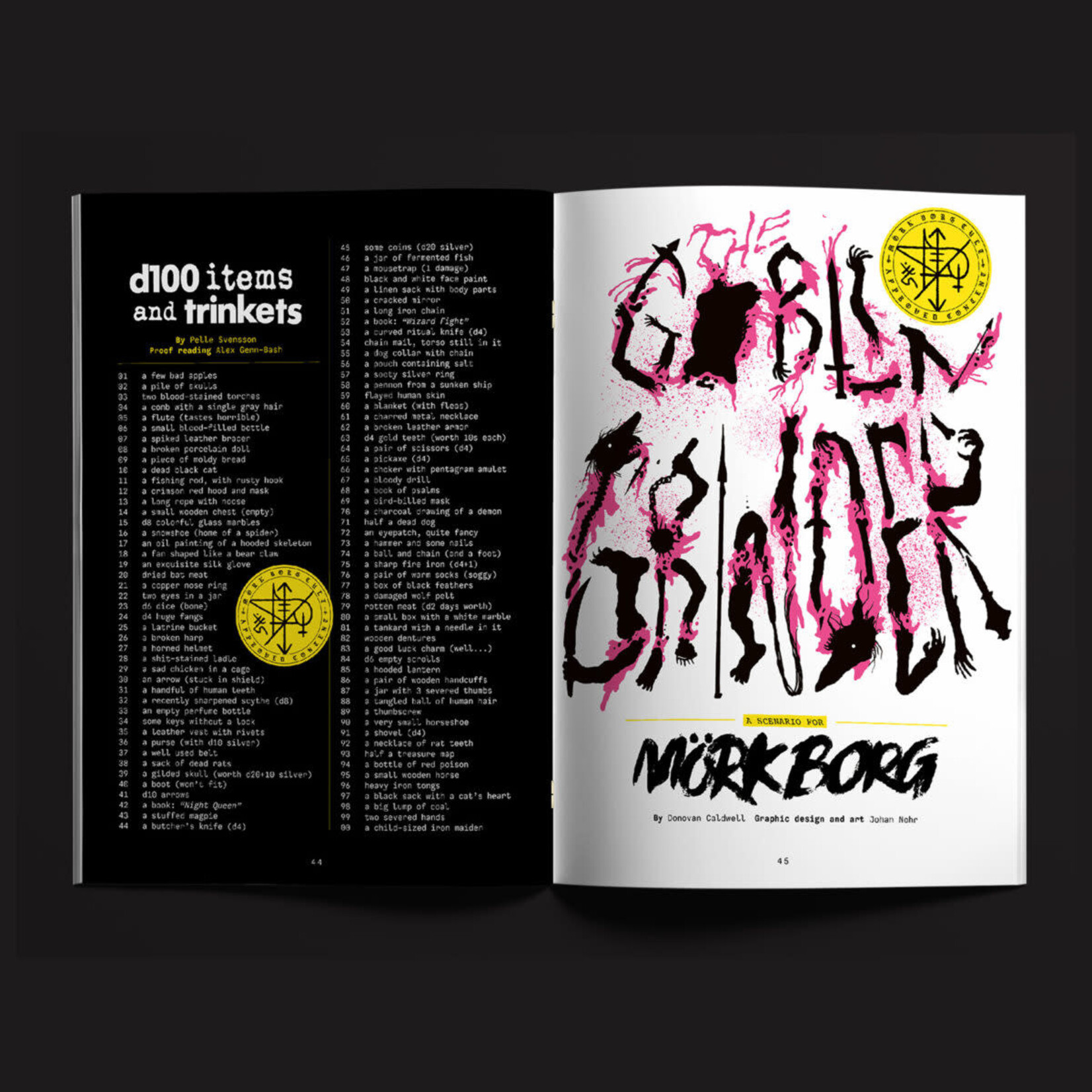 Free League Publishing Mork Borg Cult: Feretory