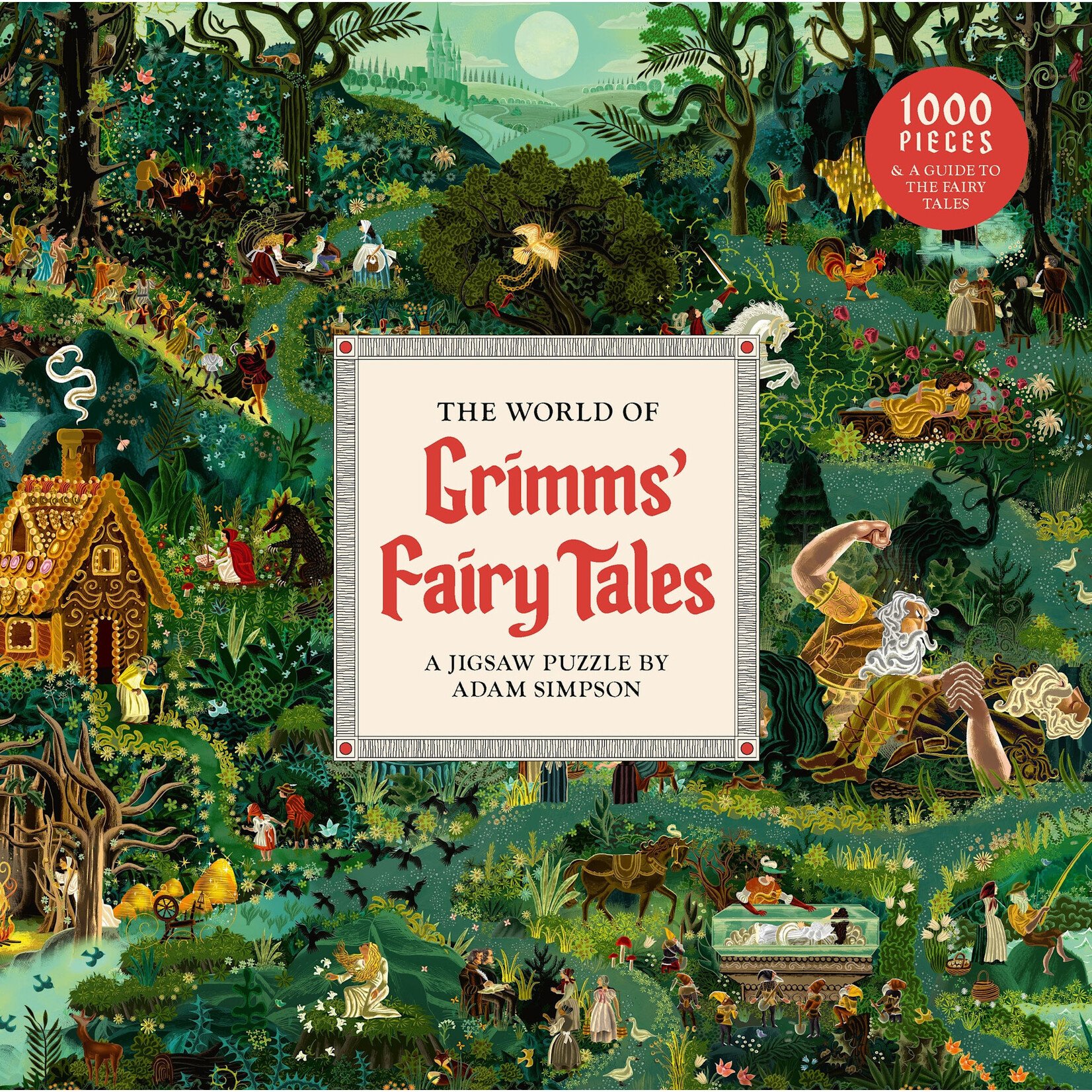 Laurence King The World of Grimms' Fairy Tales 1000 Piece Jigsaw Puzzle