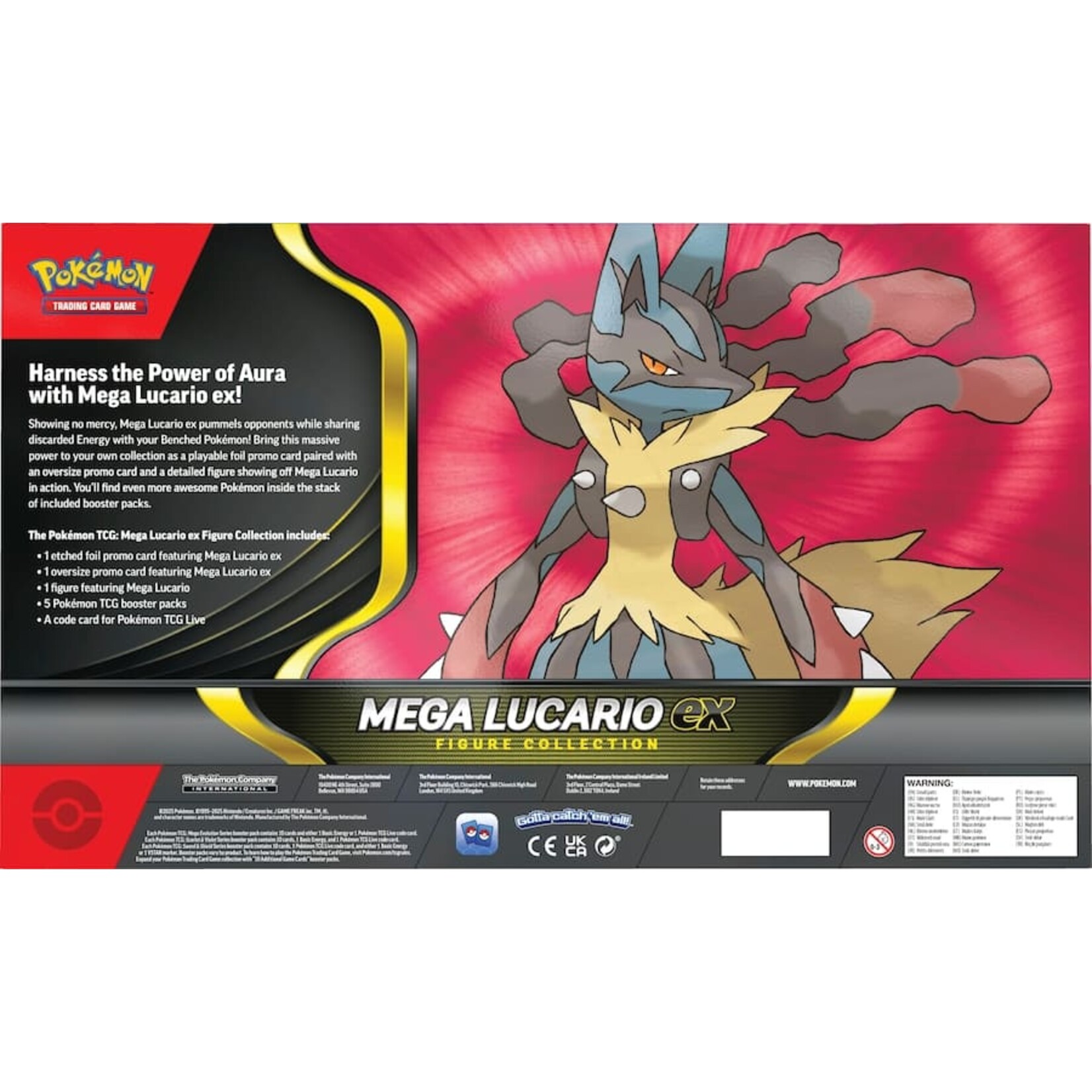 Pokemon Pokémon TCG: Mega Lucario ex Figure Collection