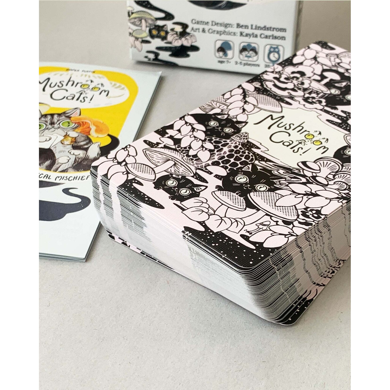 Paper Puffin Mushroom Cats! Card Game