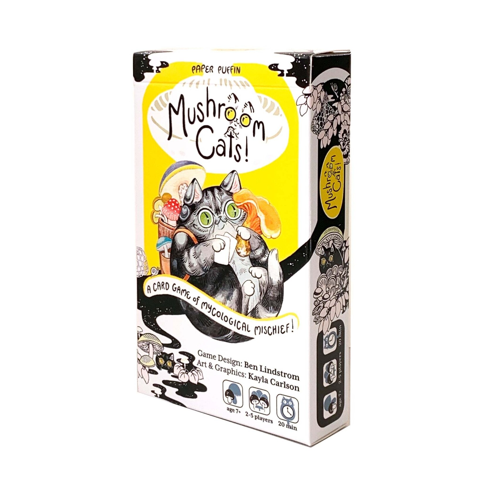 Paper Puffin Mushroom Cats! Card Game