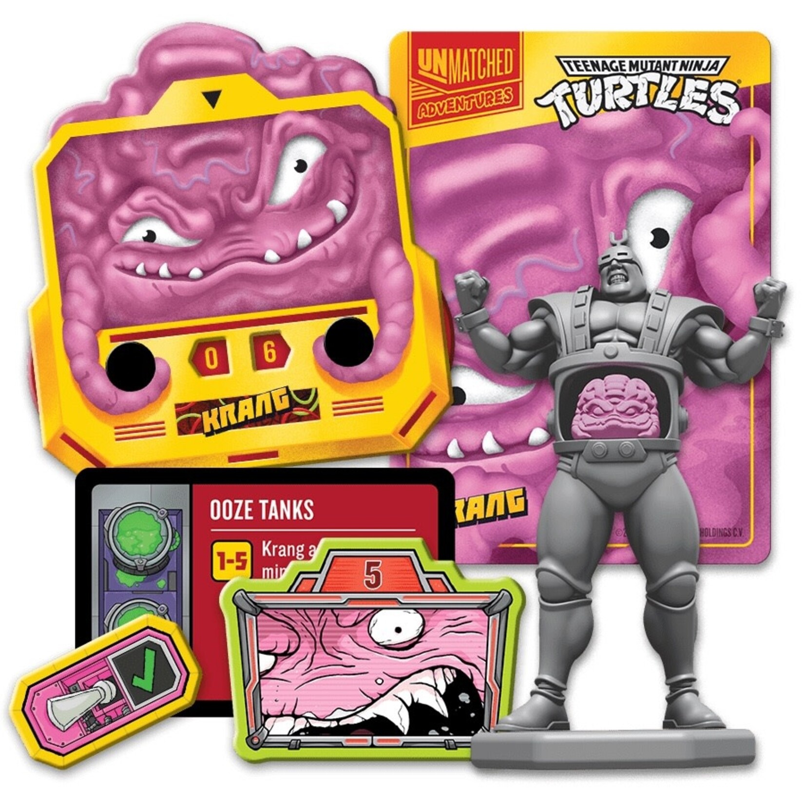 Restoration Games Unmatched Adventures: Teenage Mutant Ninja Turtles Kickstarter Pizza-Rama Pledge