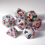 Die Hard Dice 7 Piece RPG Set - Color Spray Rainbow