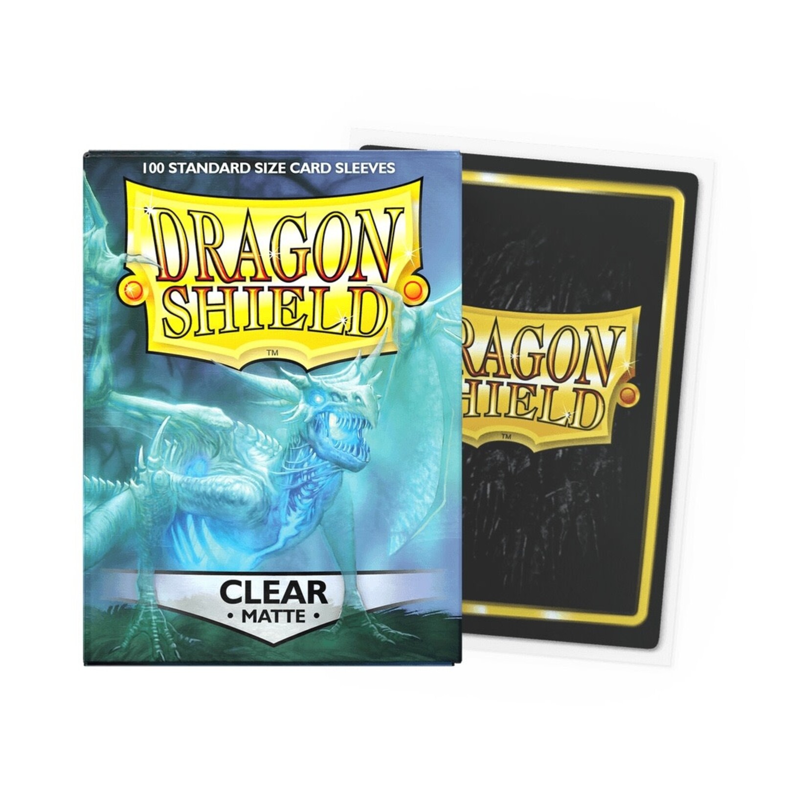 Dragon Shield Standard Size Sleeves - Clear Matte (100ct)