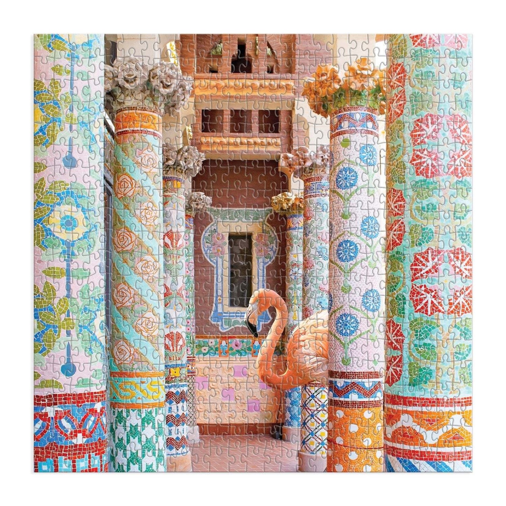 galison Mosaic Hall 500 Piece Puzzle