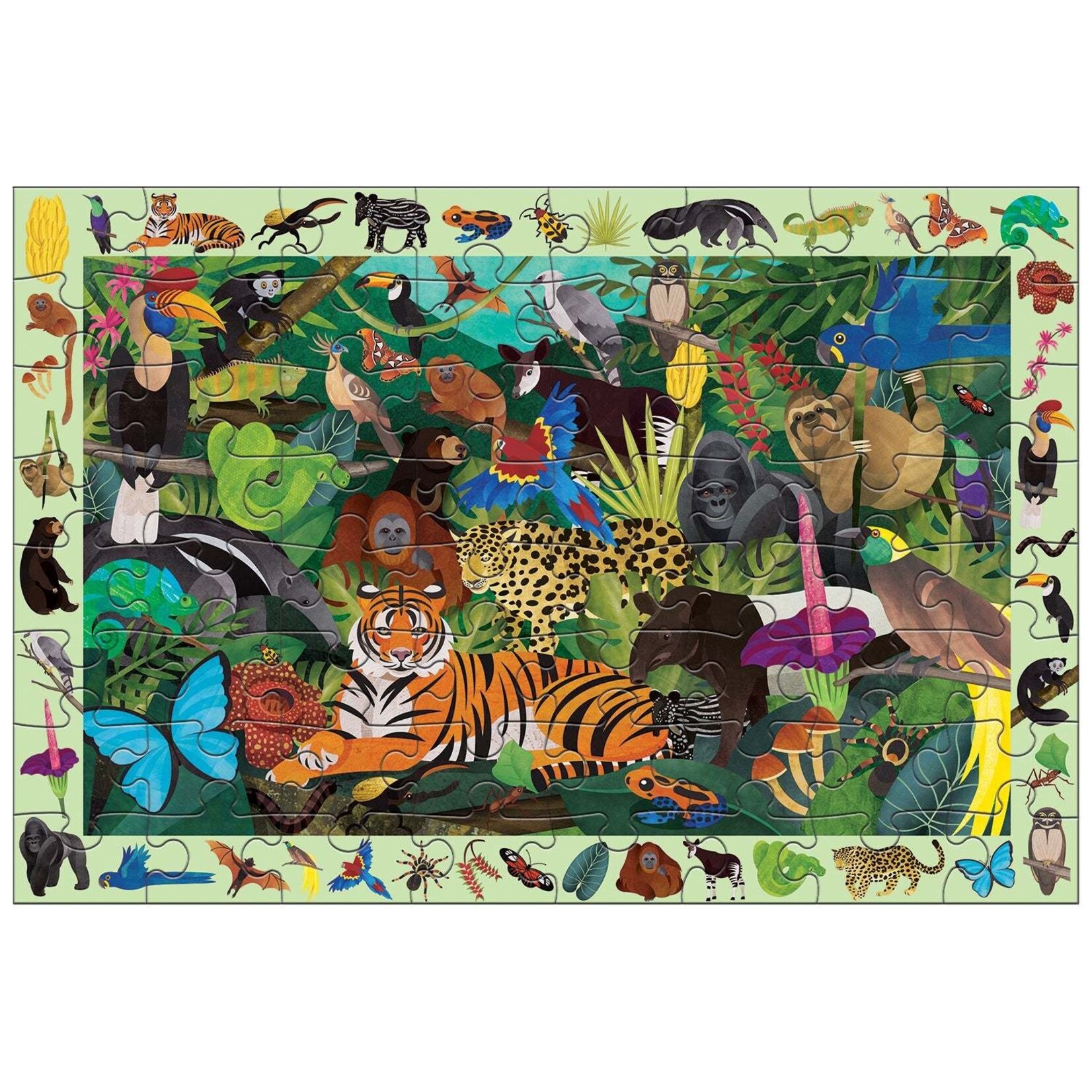 Mudpuppy Search & Find 64 Piece Puzzle - Rainforest