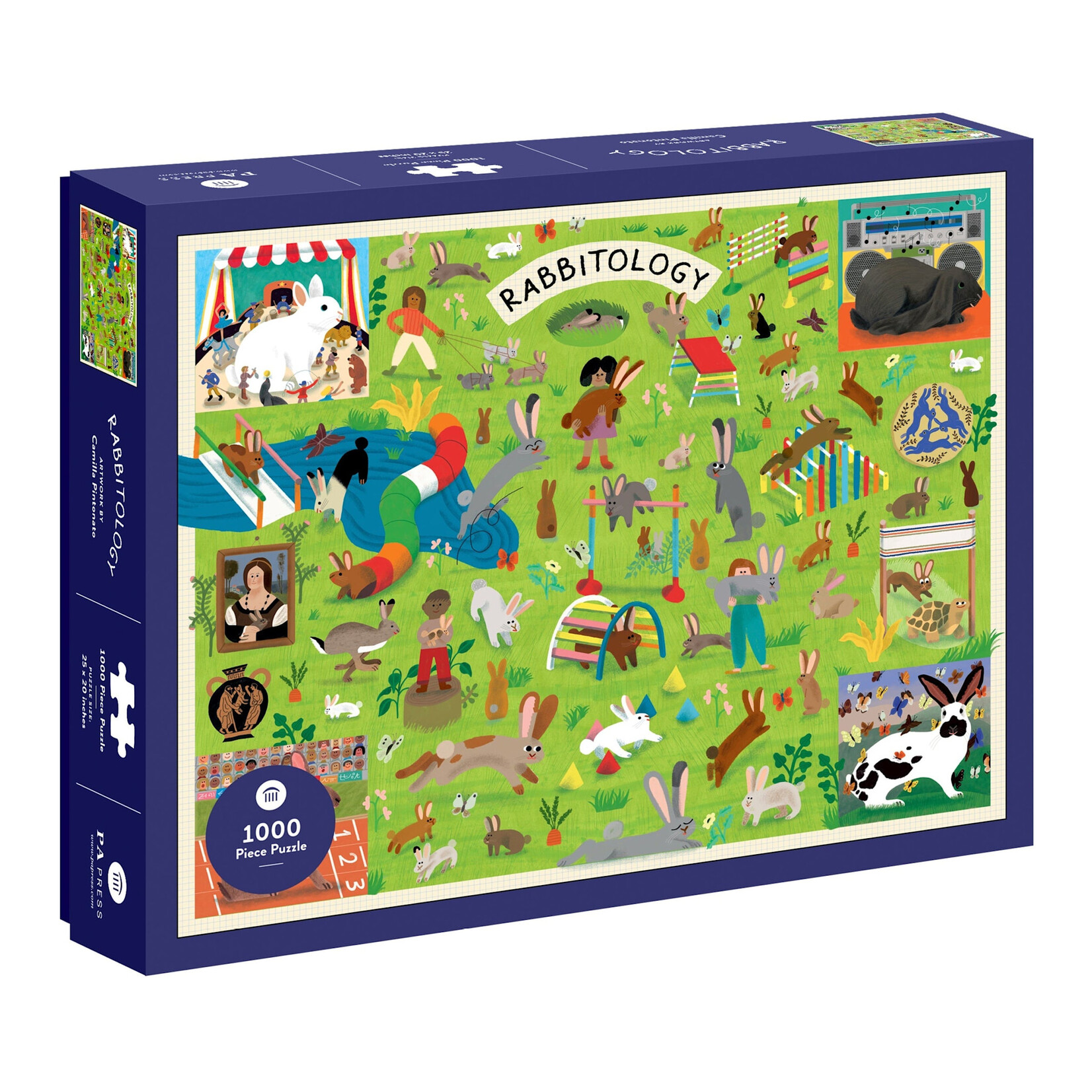Princeton Architectural Press Rabbitology 1000 Piece Puzzle
