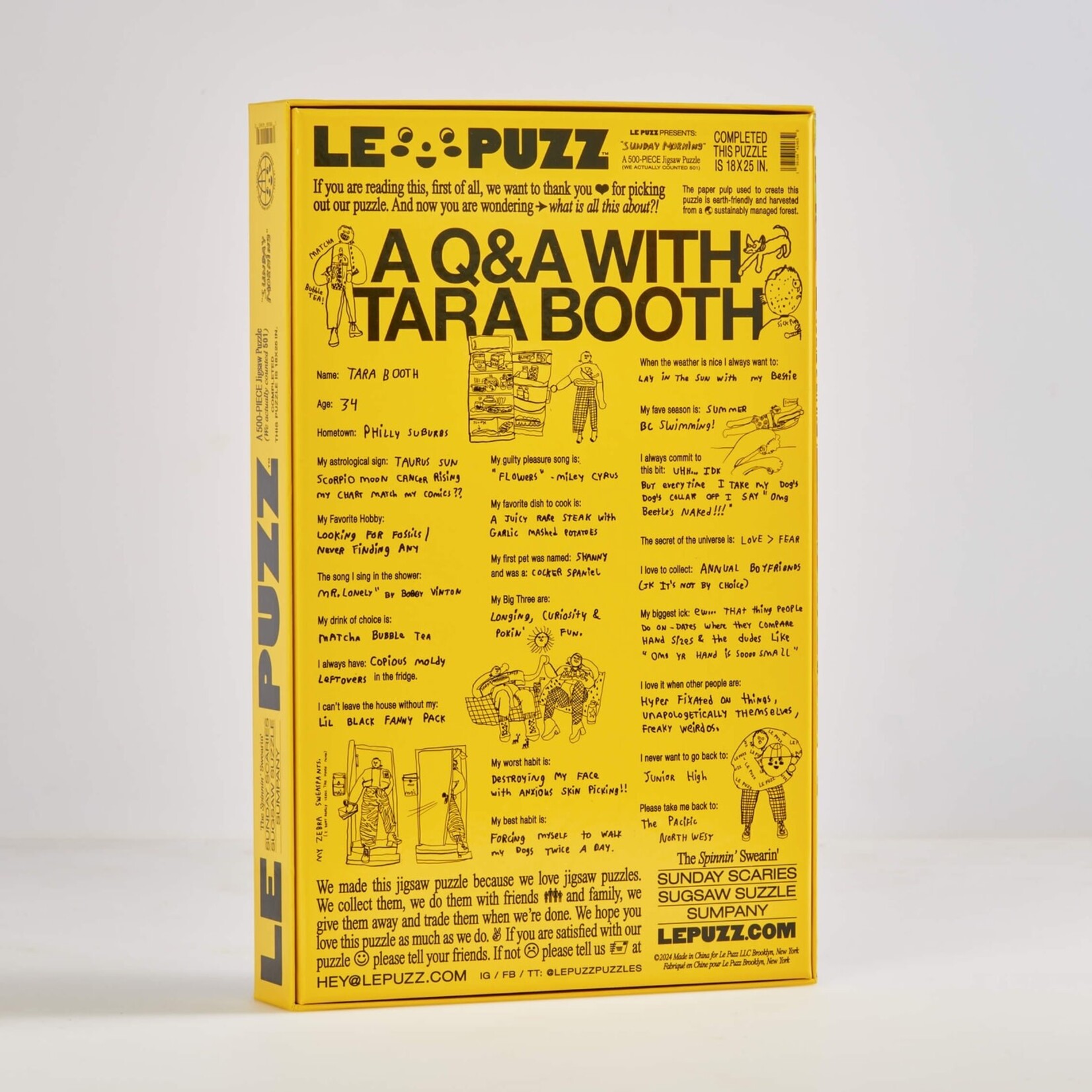 Le Puzz Sunday Morning 500 Piece Puzzle