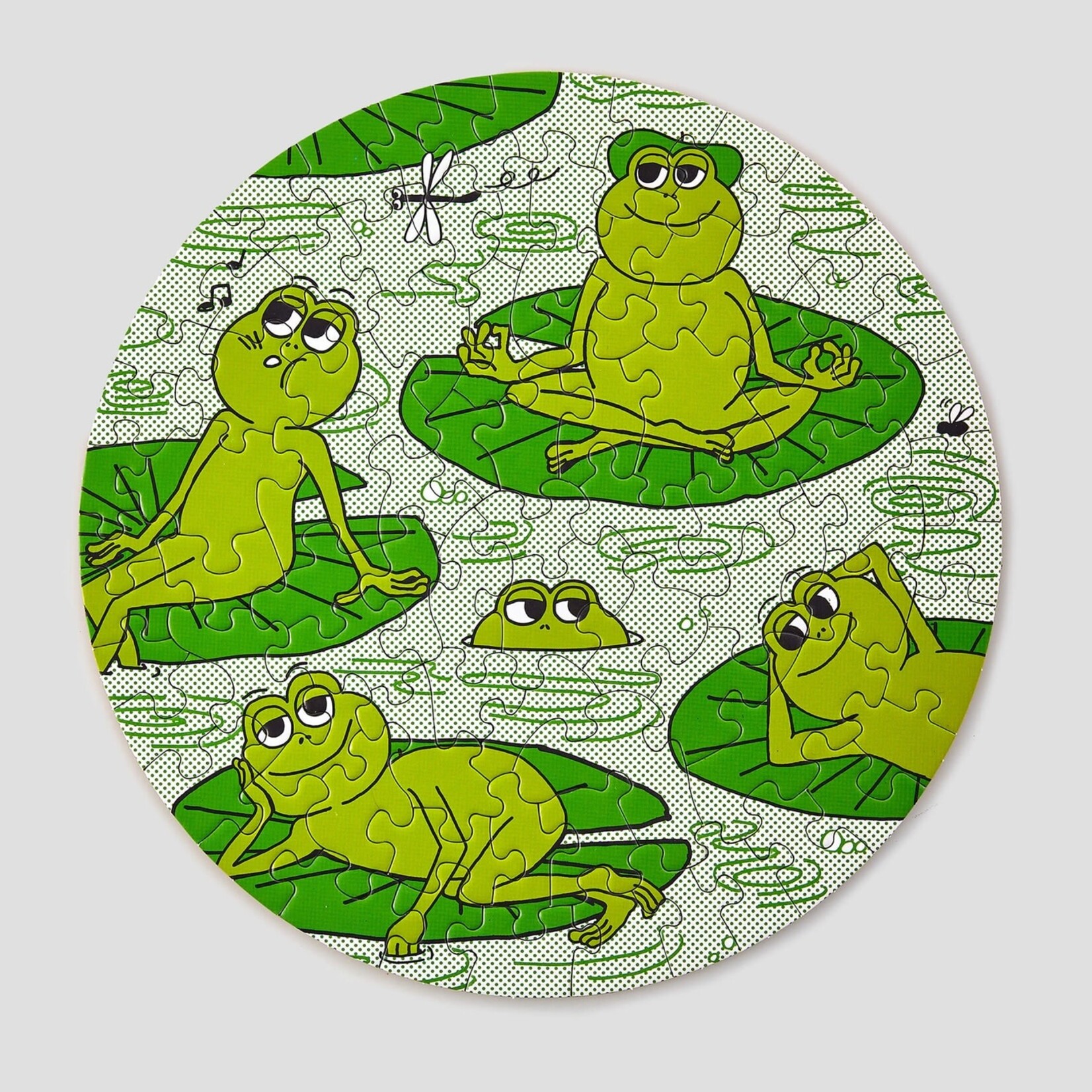 Le Puzz Peace Frogs Petite Puzzle