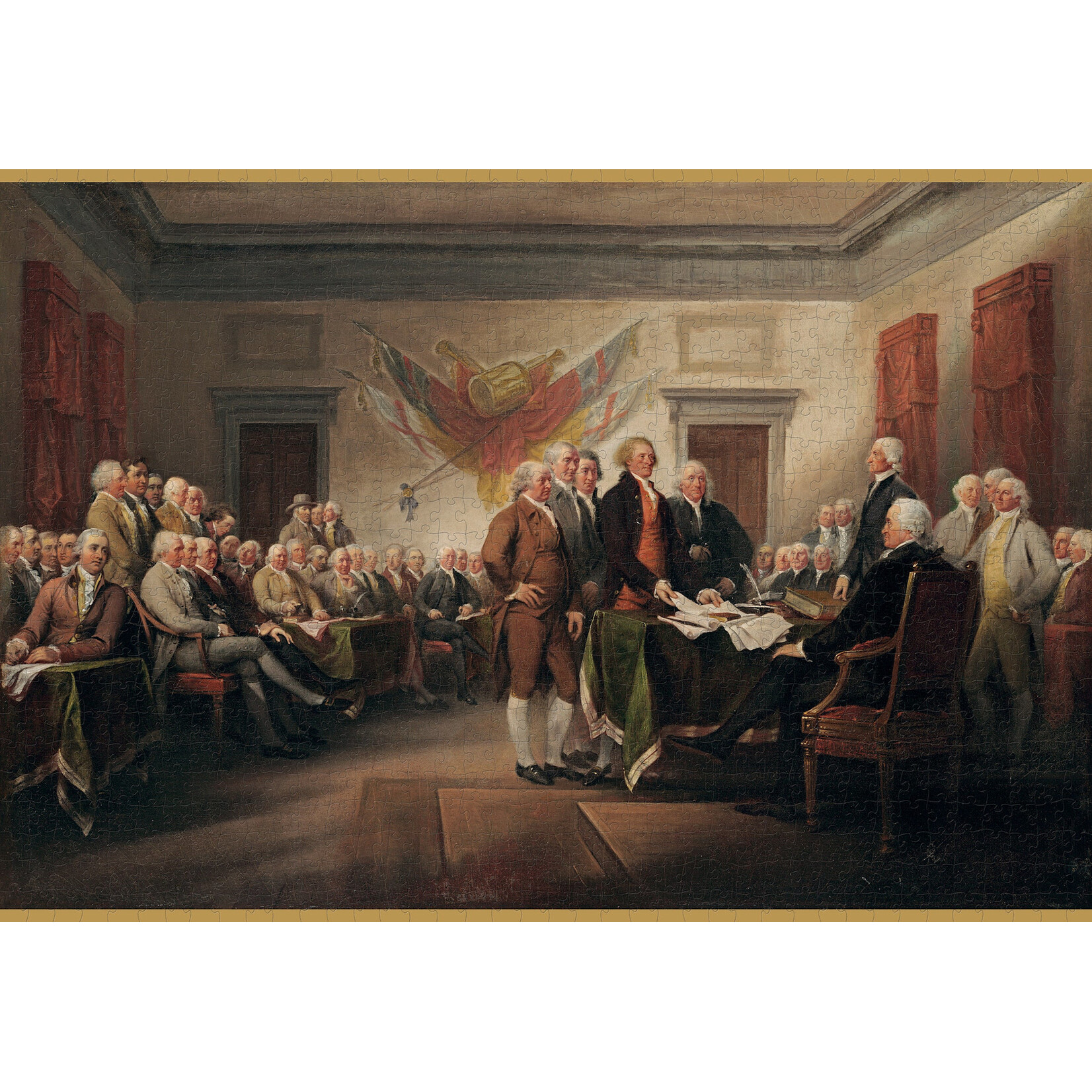 Pomegranate John Trumbull: The Declaration of Independence 1000 Piece Jigsaw Puzzle