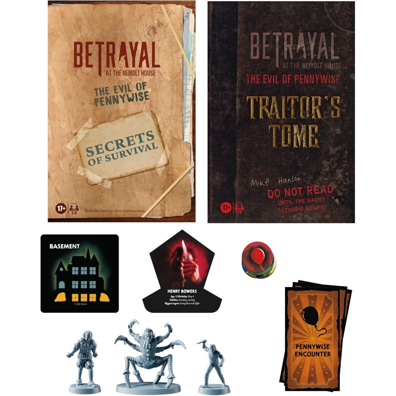 Avalon Hill Betrayal at the Neibolt House: The Evil of Pennywise