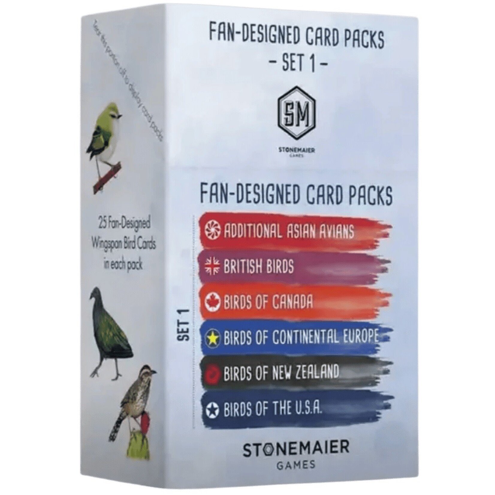 Stonemaier Games Wingspan Fan-Designed Bird Card Pack (6 packs)