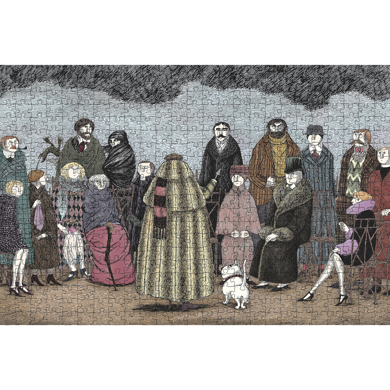 Pomegranate Edward Gorey: The Awdrey-Gore Legacy 500-Piece Jigsaw Puzzle