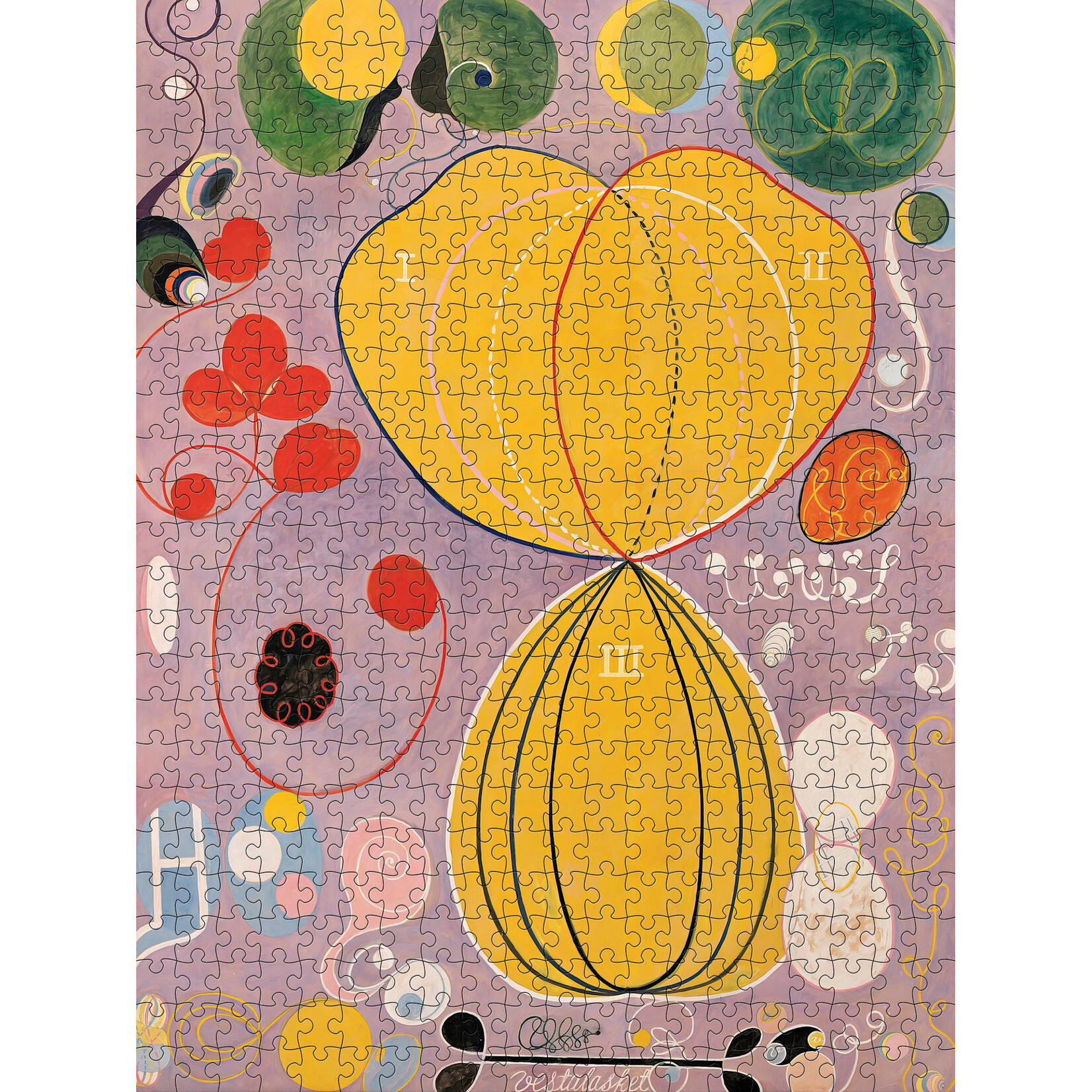 Pomegranate Hilma af Klint: No. 7, Adulthood 500-Piece Jigsaw Puzzle