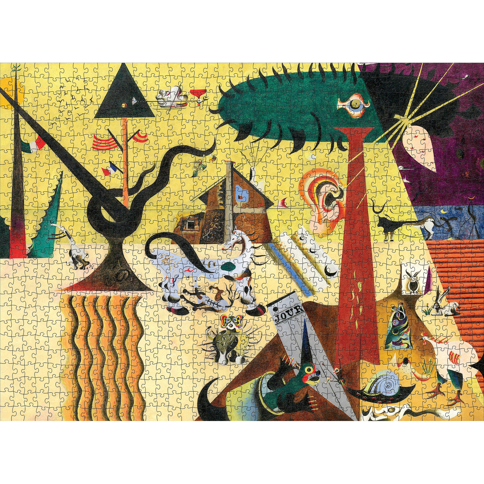 Pomegranate Joan Miró: The Tilled Field 1000-Piece Jigsaw Puzzle