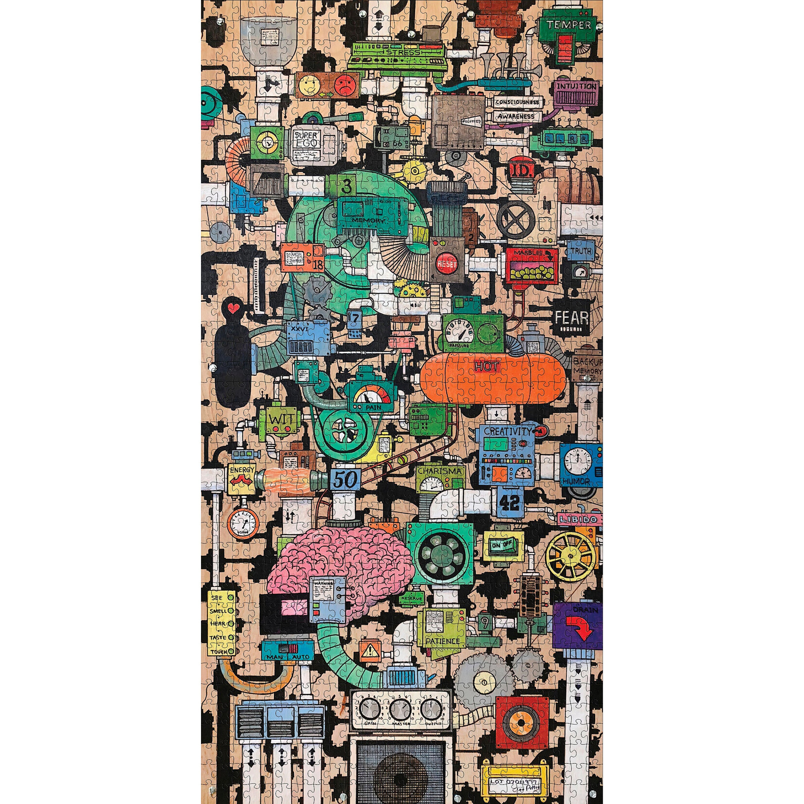 Pomegranate Jonathan Petley: Self Machine 1000-Piece Jigsaw Puzzle