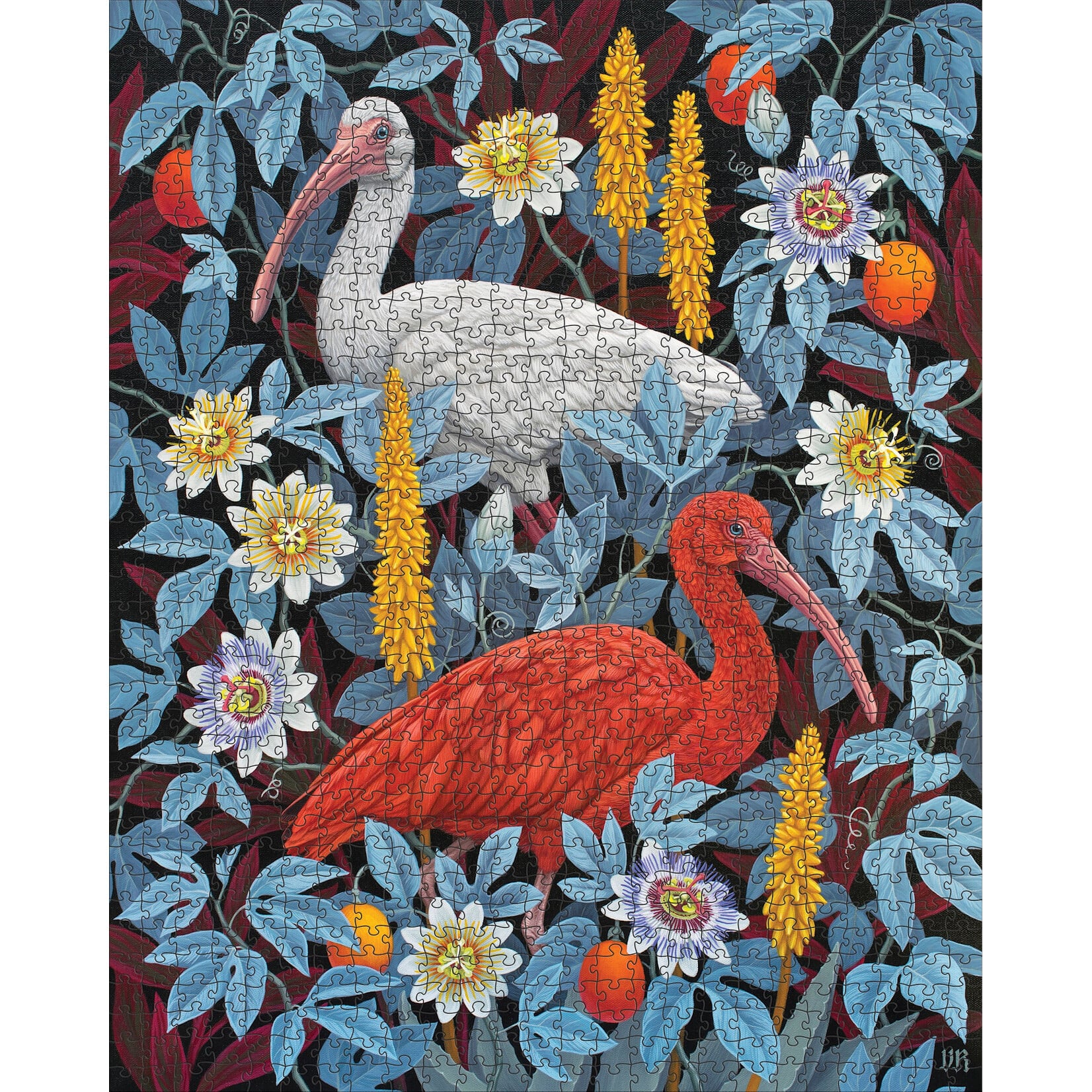 Pomegranate Vasilisa Romanenko: Ibises 1000-Piece Jigsaw Puzzle