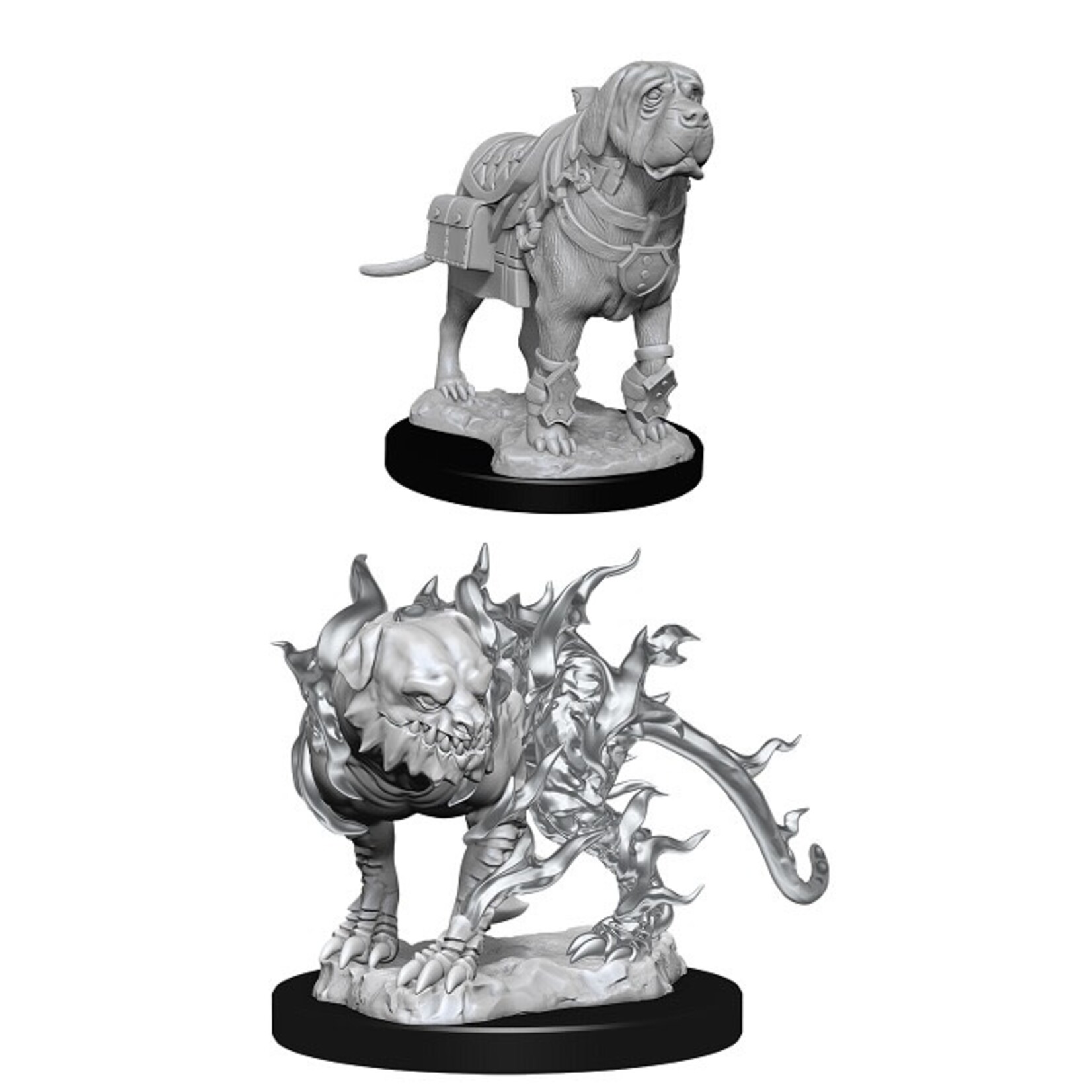 WizKids D&D Nolzur's Marvelous Miniatures: Mastiff and Shadow Mastiff