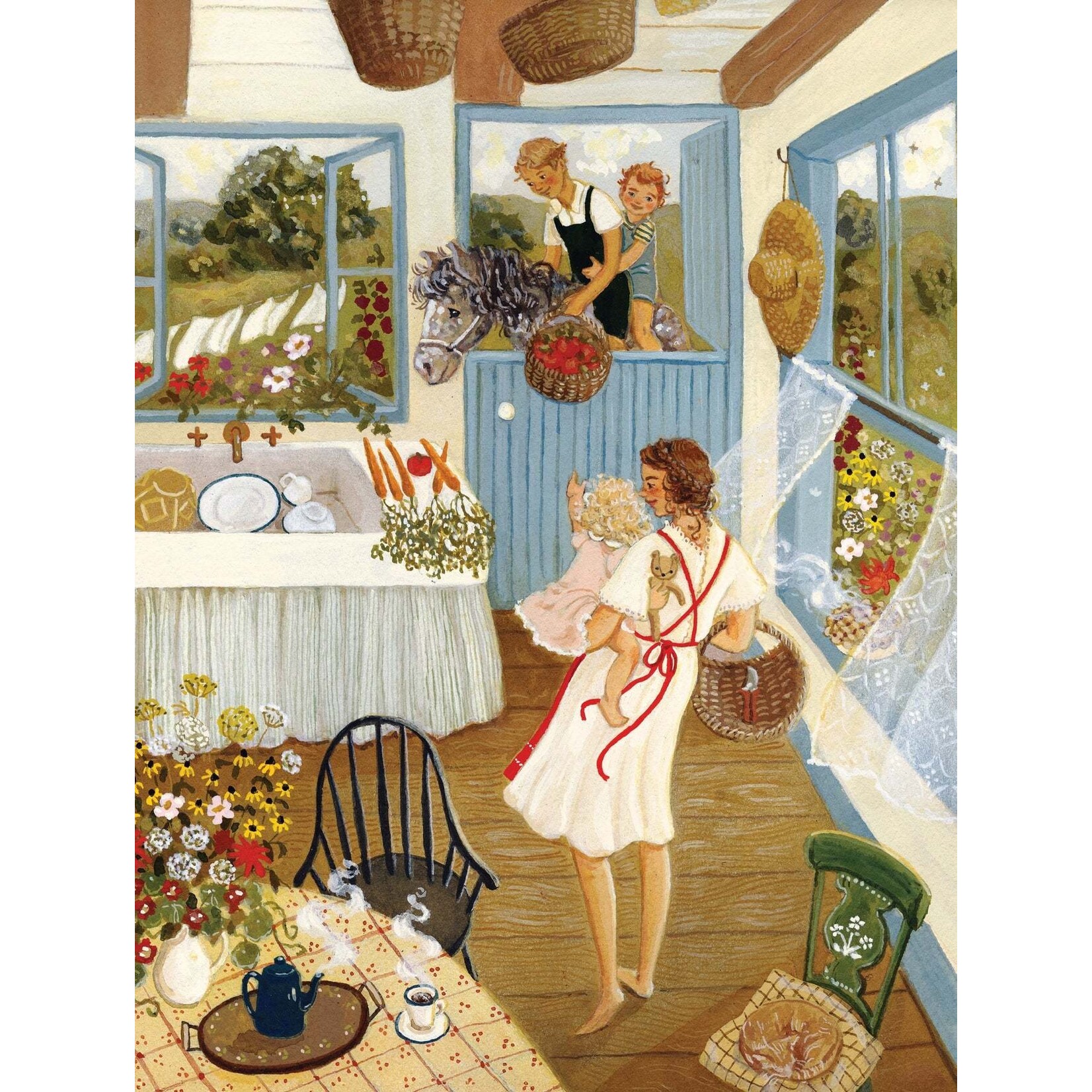 New York Puzzle Co Loré Pemberton - Bright Days 1000 Piece Puzzle