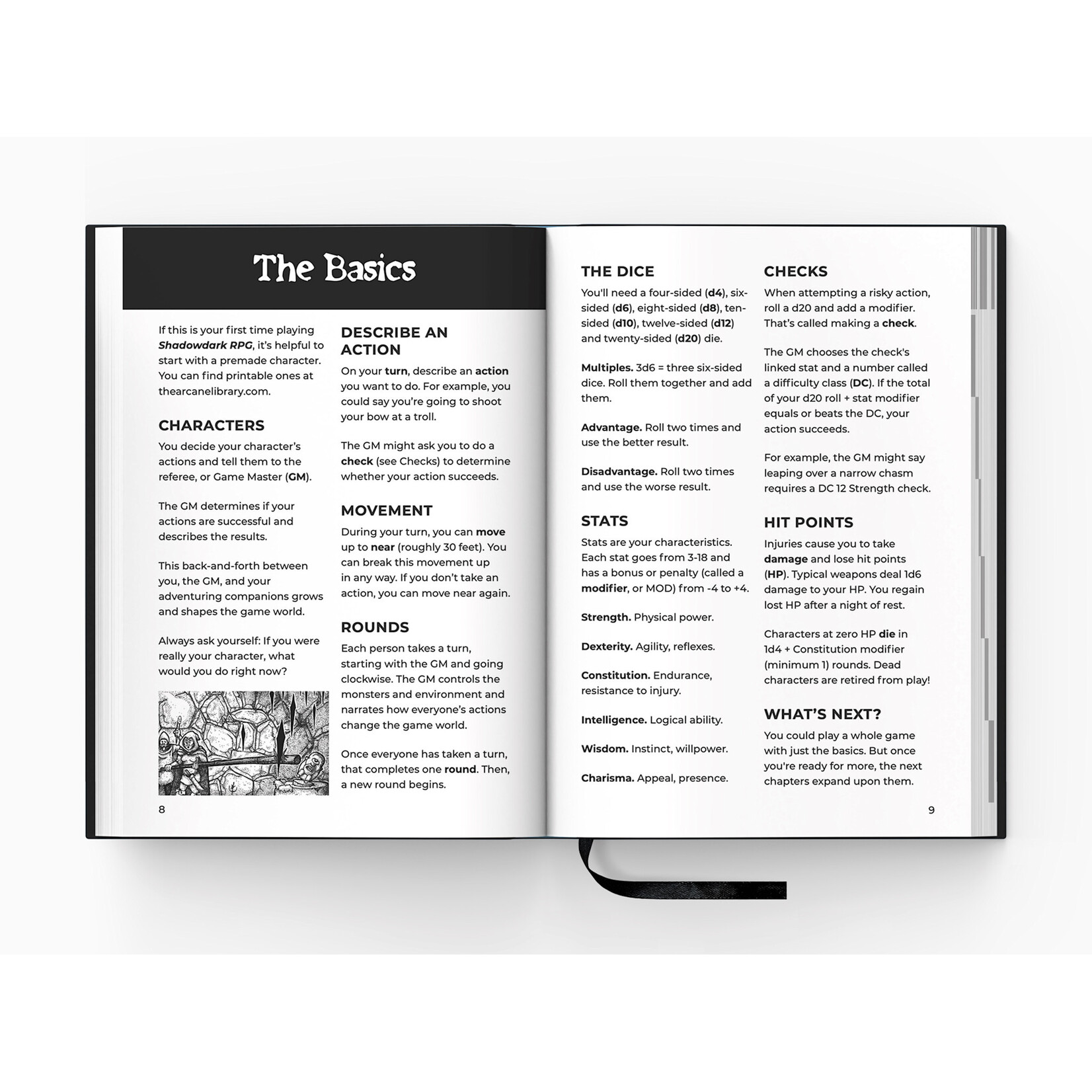 The Arcane Library Shadowdark RPG (Hardcover Book + PDF)