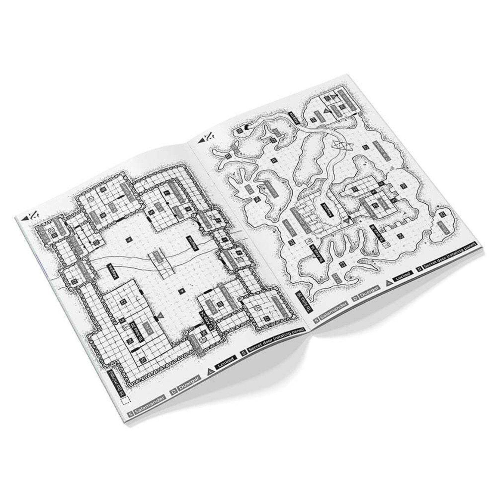 The Arcane Library Shadowdark RPG - Cursed Scroll Zine Vol 2: Red Sands (Print+ PDF)