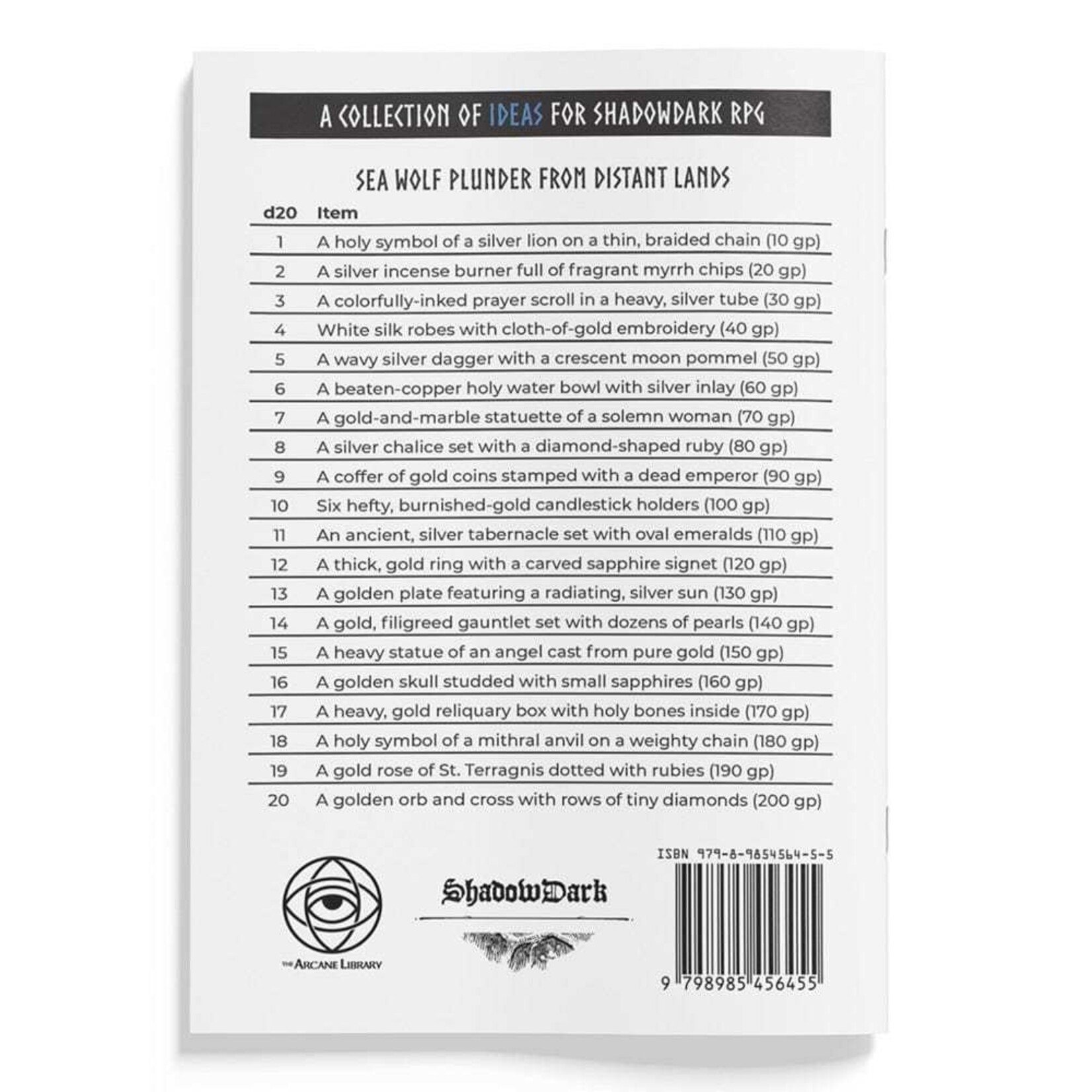 The Arcane Library Shadowdark RPG - Cursed Scroll Zine Vol 3: Midnight Sun (Print+ PDF)