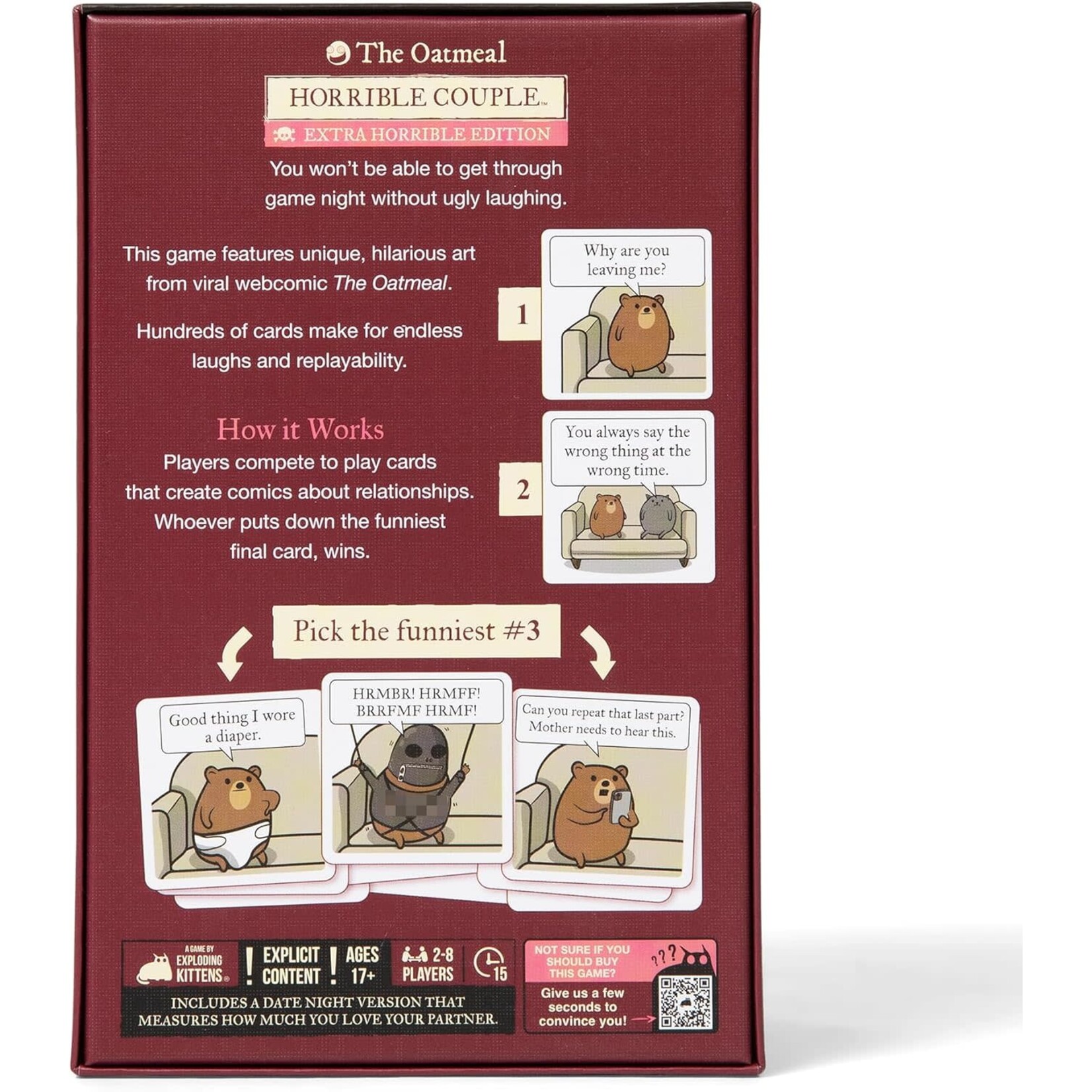 Exploding Kittens Horrible Couple