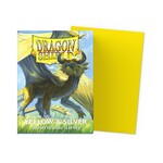 Dragon Shield Standard Size Matte Dual Sleeves - Yellow & Silver (100ct)