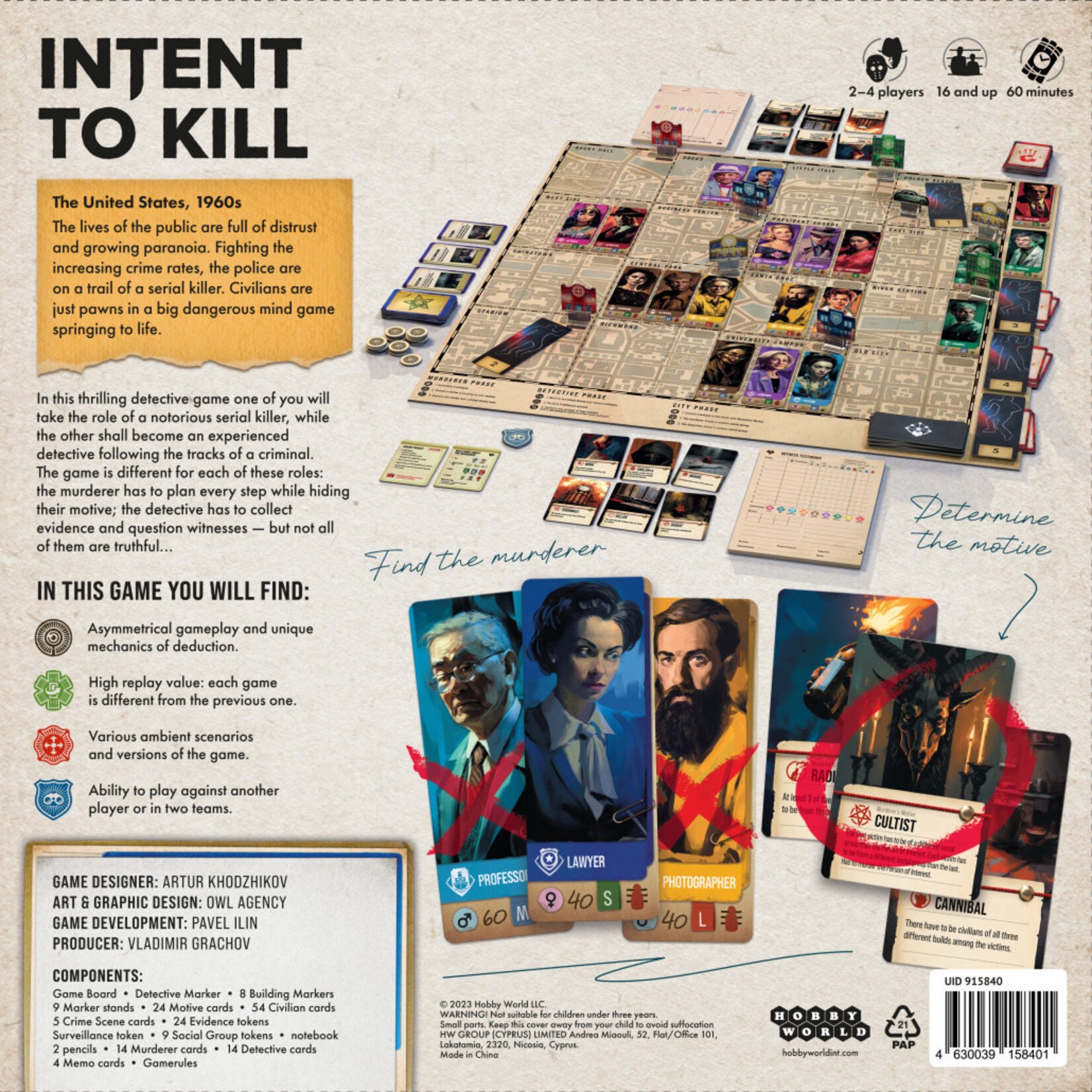 25th Century Games Intent to Kill w Upgrade Kit