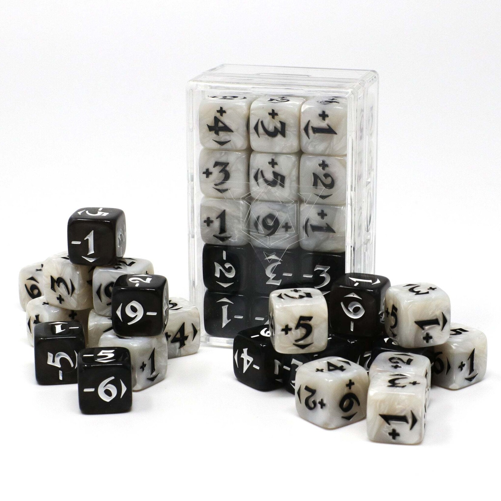 Die Hard Dice MtG Spindown Counters - Variety Power Pack Black and WHite