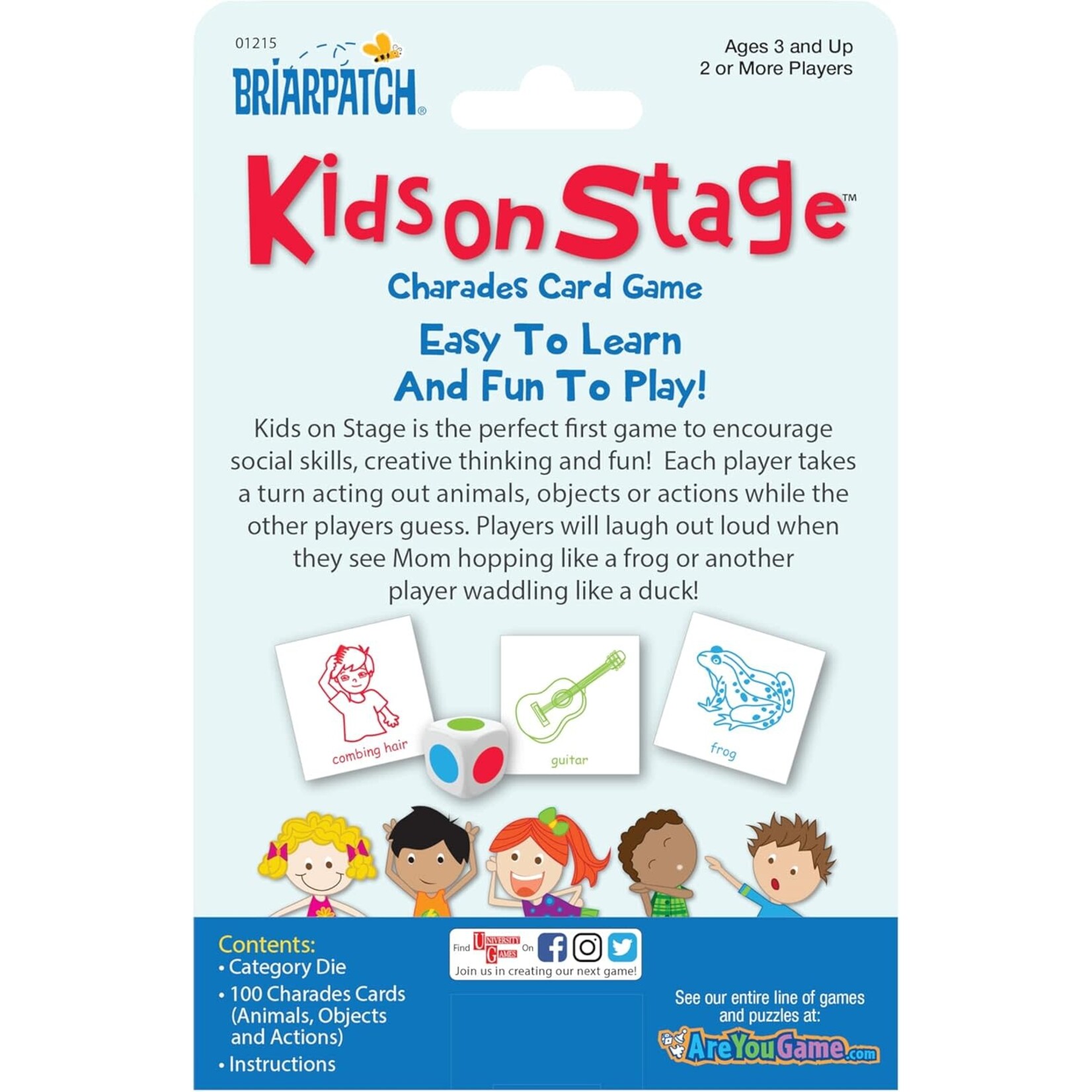University Games Kids on Stage: The Charades Game for Kids