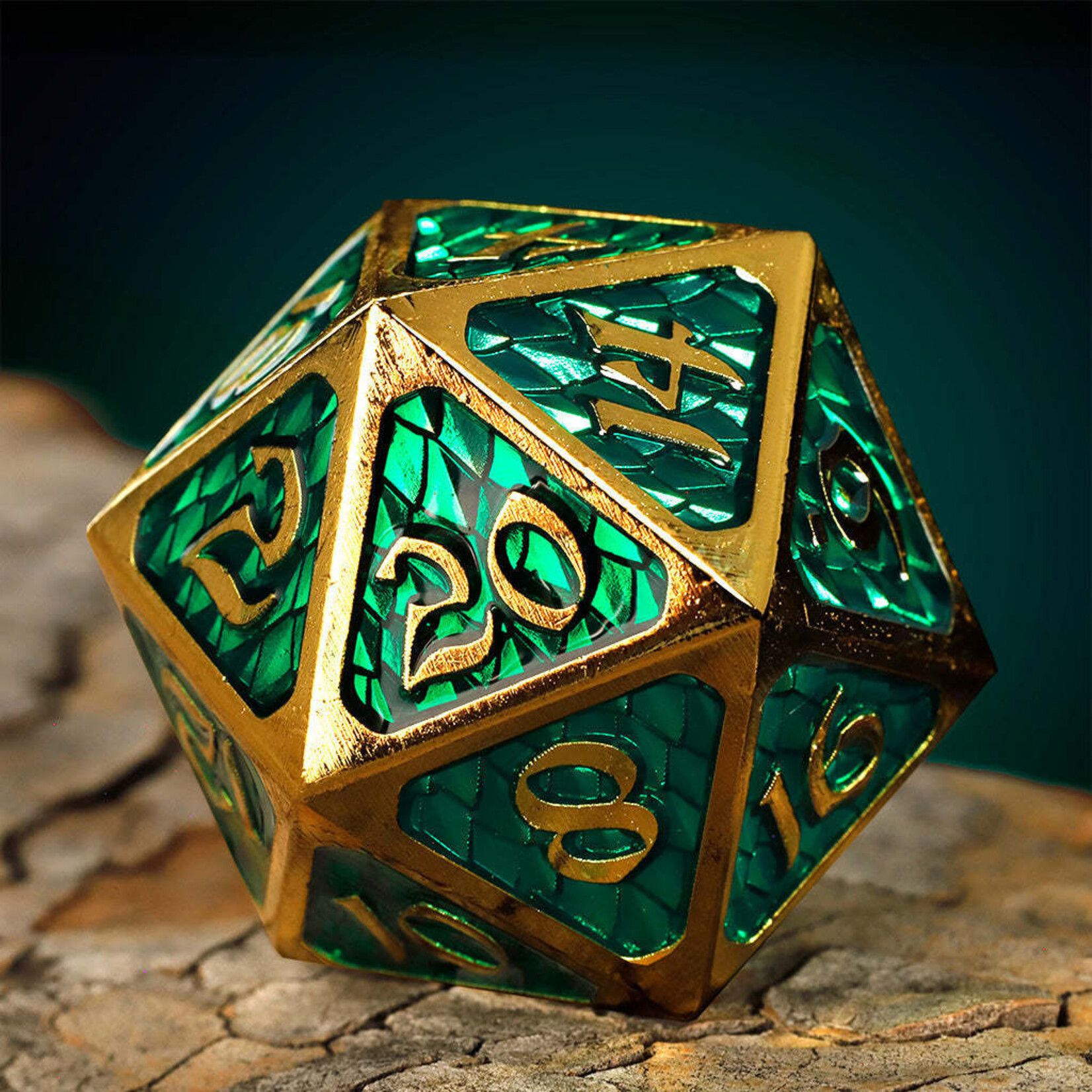 Die Hard Dice Dire d20 - Drakona Arita for Greetings Adventurers