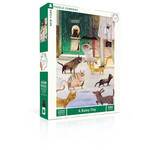 New York Puzzle Co Adelina Lirius - A Rainy Day 500 Piece Puzzle