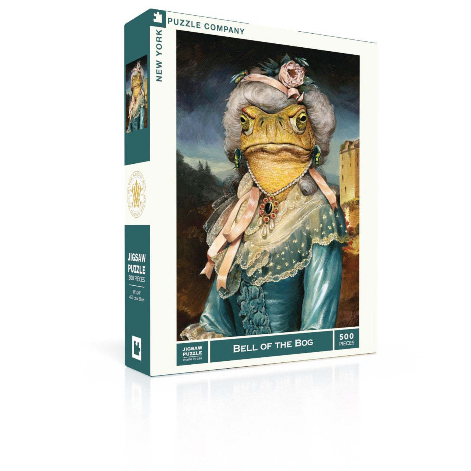 New York Puzzle Co Bill Mayer Studio - Bell of the Bog 500 Piece Jigsaw Puzzle