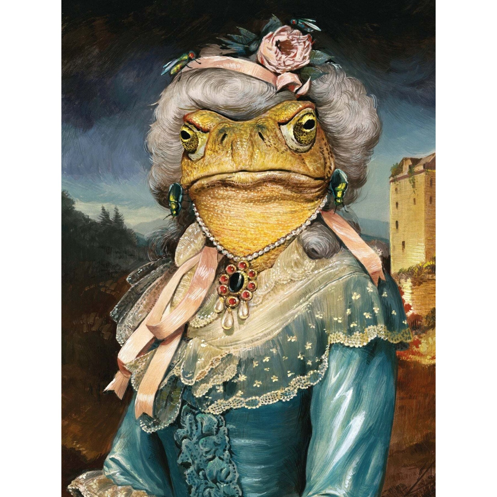 New York Puzzle Co Bill Mayer Studio - Bell of the Bog 500 Piece Jigsaw Puzzle