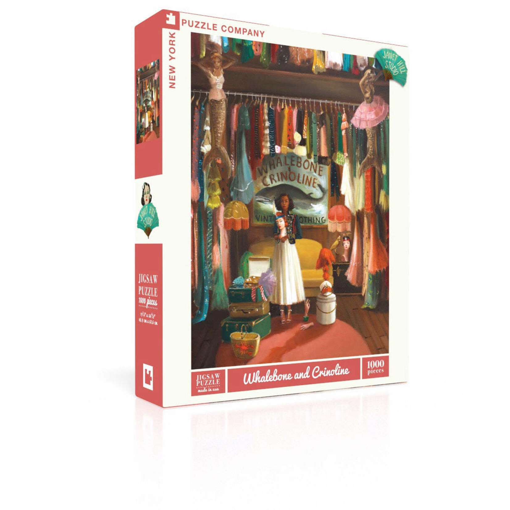 New York Puzzle Co Janet Hill Studio - Whalebone and Crinoline 1000 Piece Puzzle