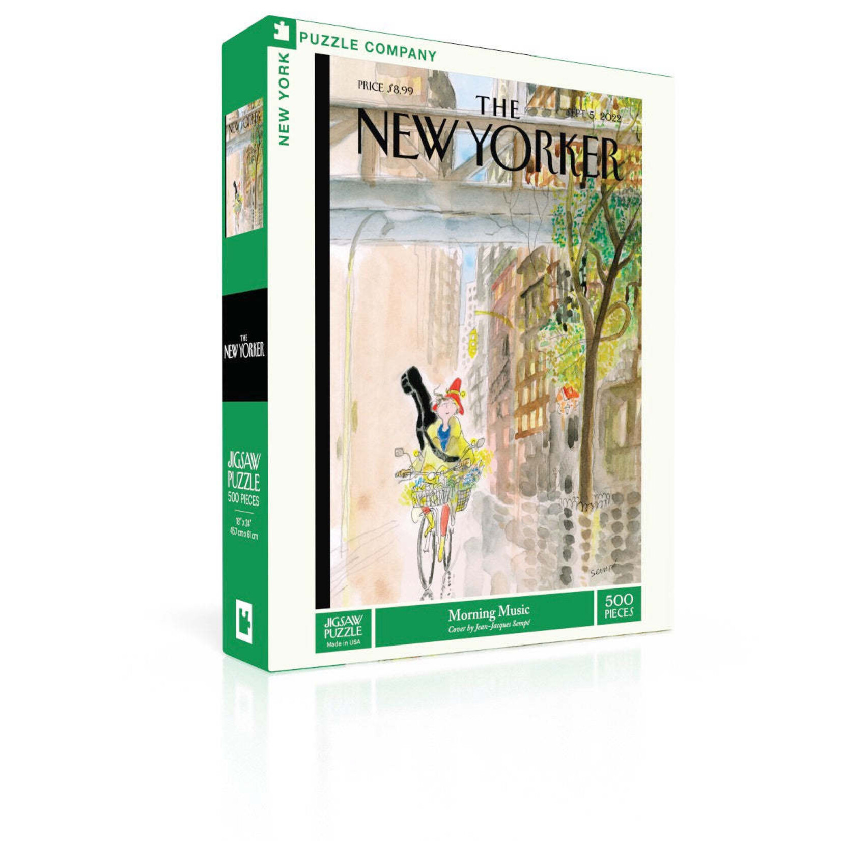 New York Puzzle Co New Yorker, The - Morning Music 500 Piece Puzzle