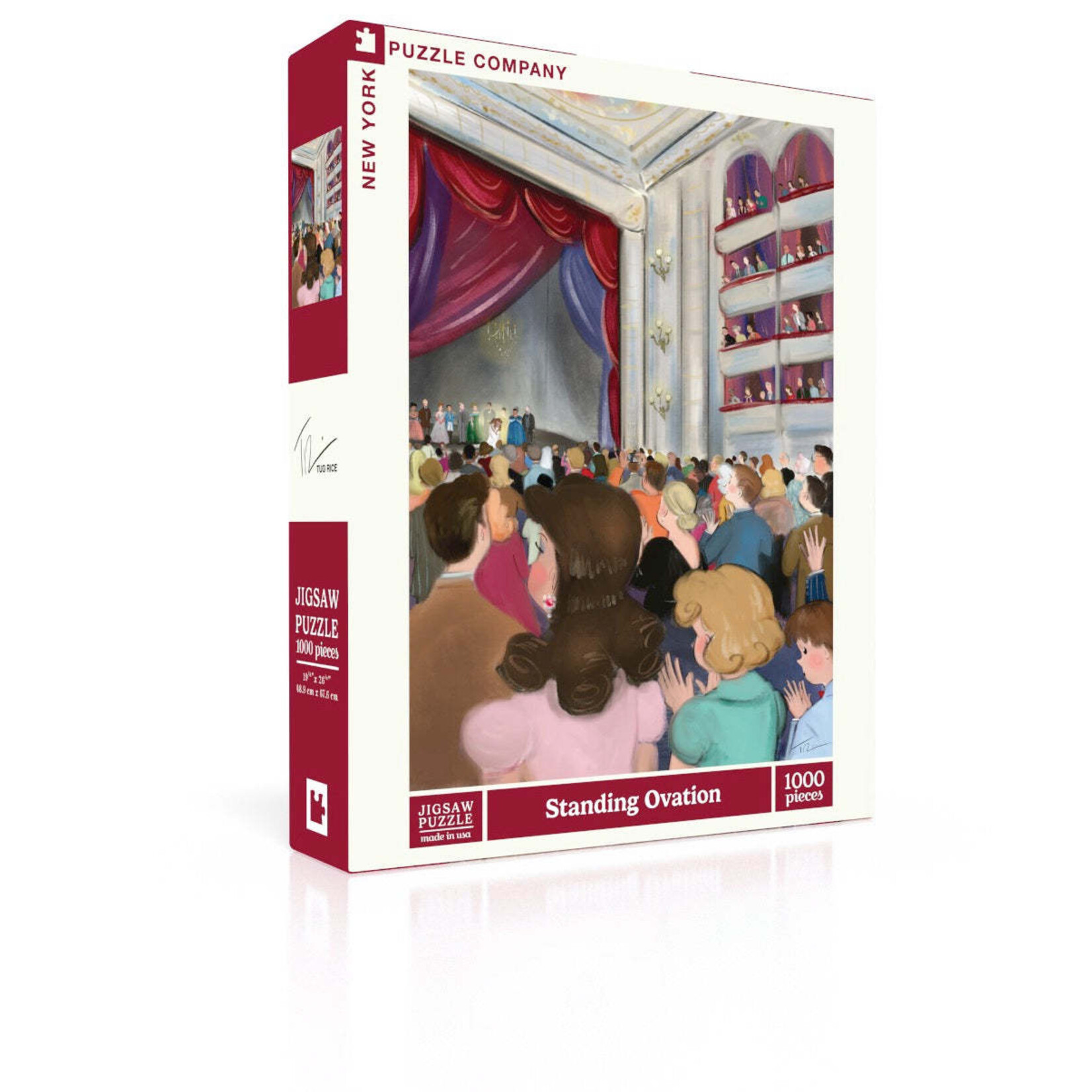 New York Puzzle Co Tug Rice - Standing Ovation 1000 Piece Puzzle