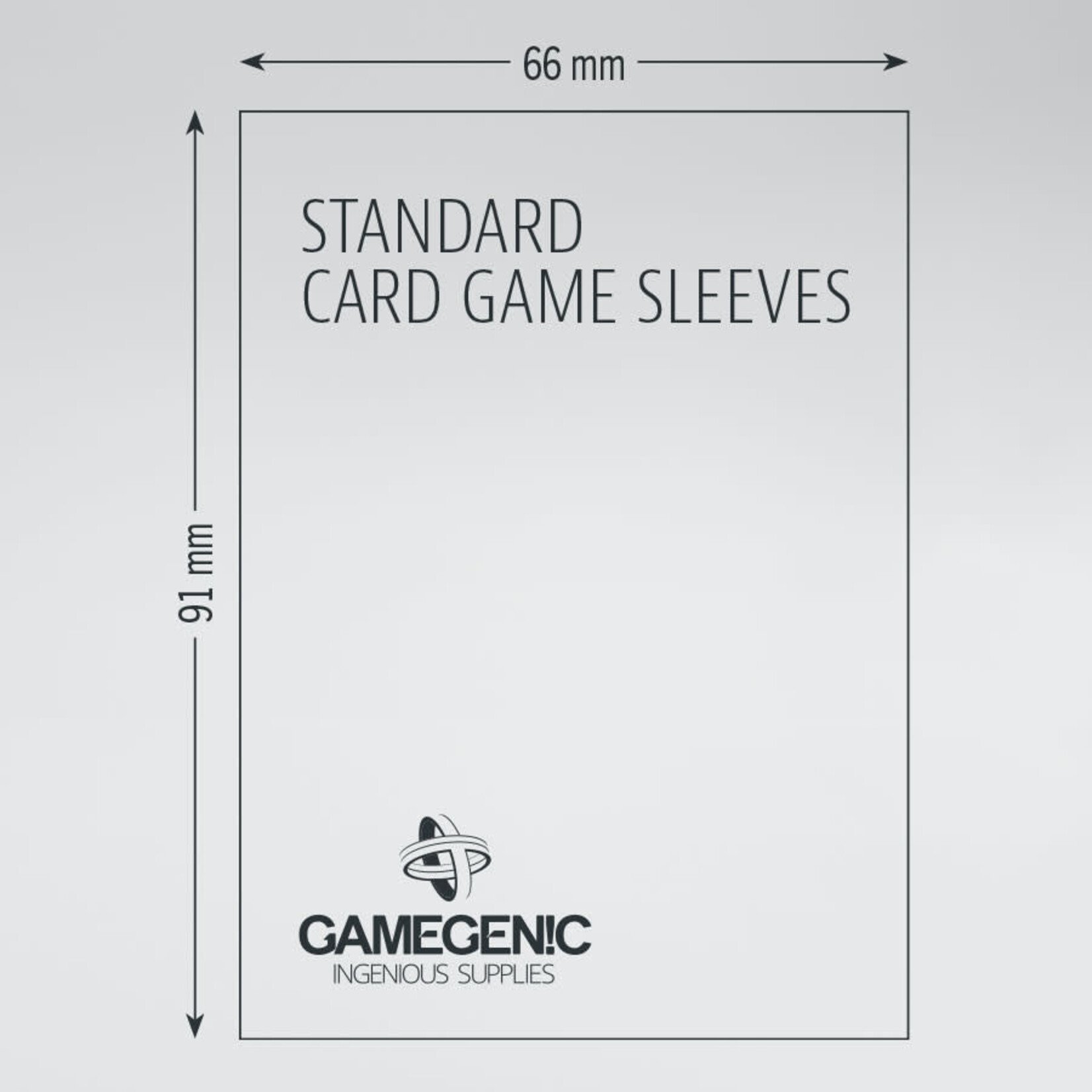Gamegenic Board Game Sleeves Standard Card Game Clear Matte