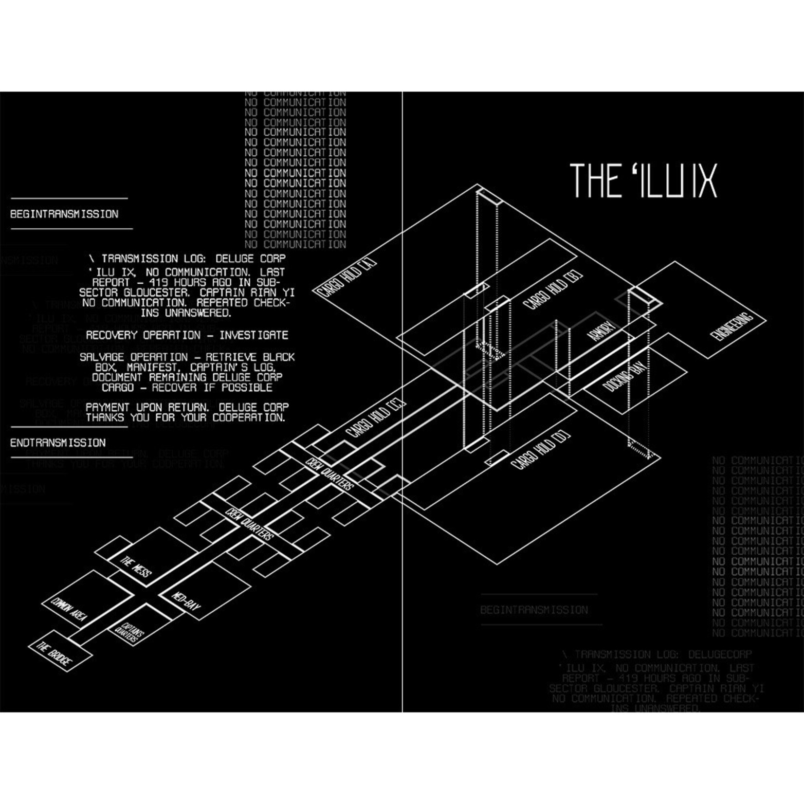 Space Penguin Ink Adrift (A Mothership Adventure)