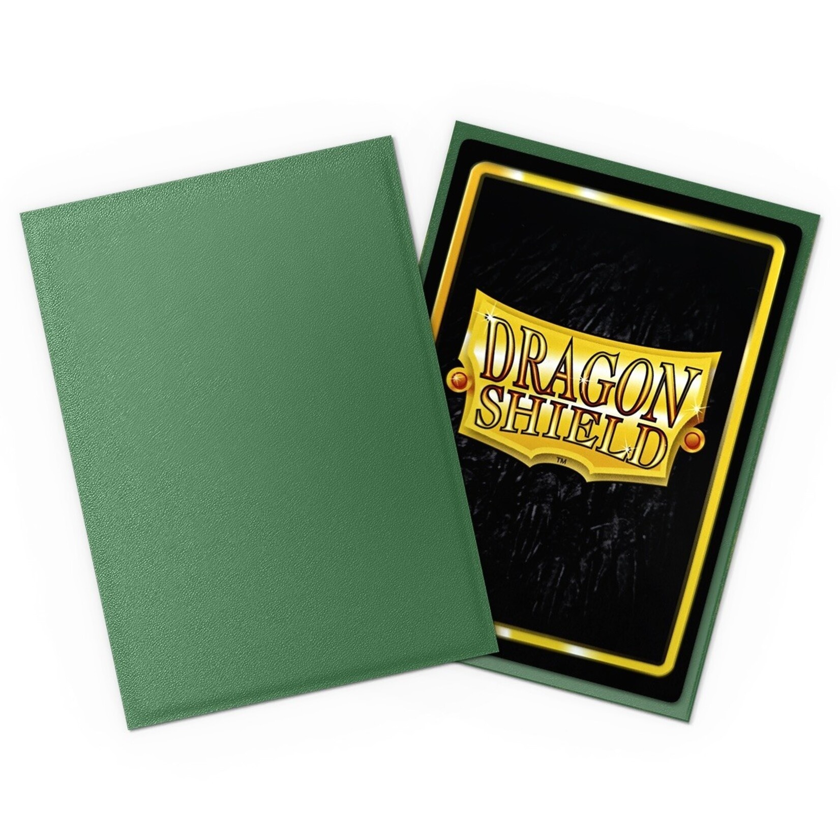 Dragon Shield Standard Size Non-Glare Matte Sleeves - Forest Green (100ct)