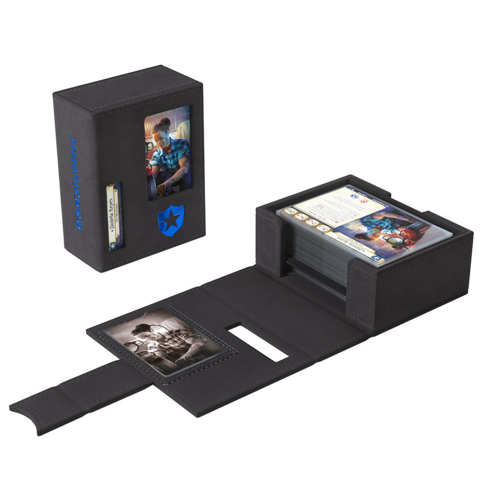 Gamegenic Arkham Horror: Investigator Deck Tome (Blue)