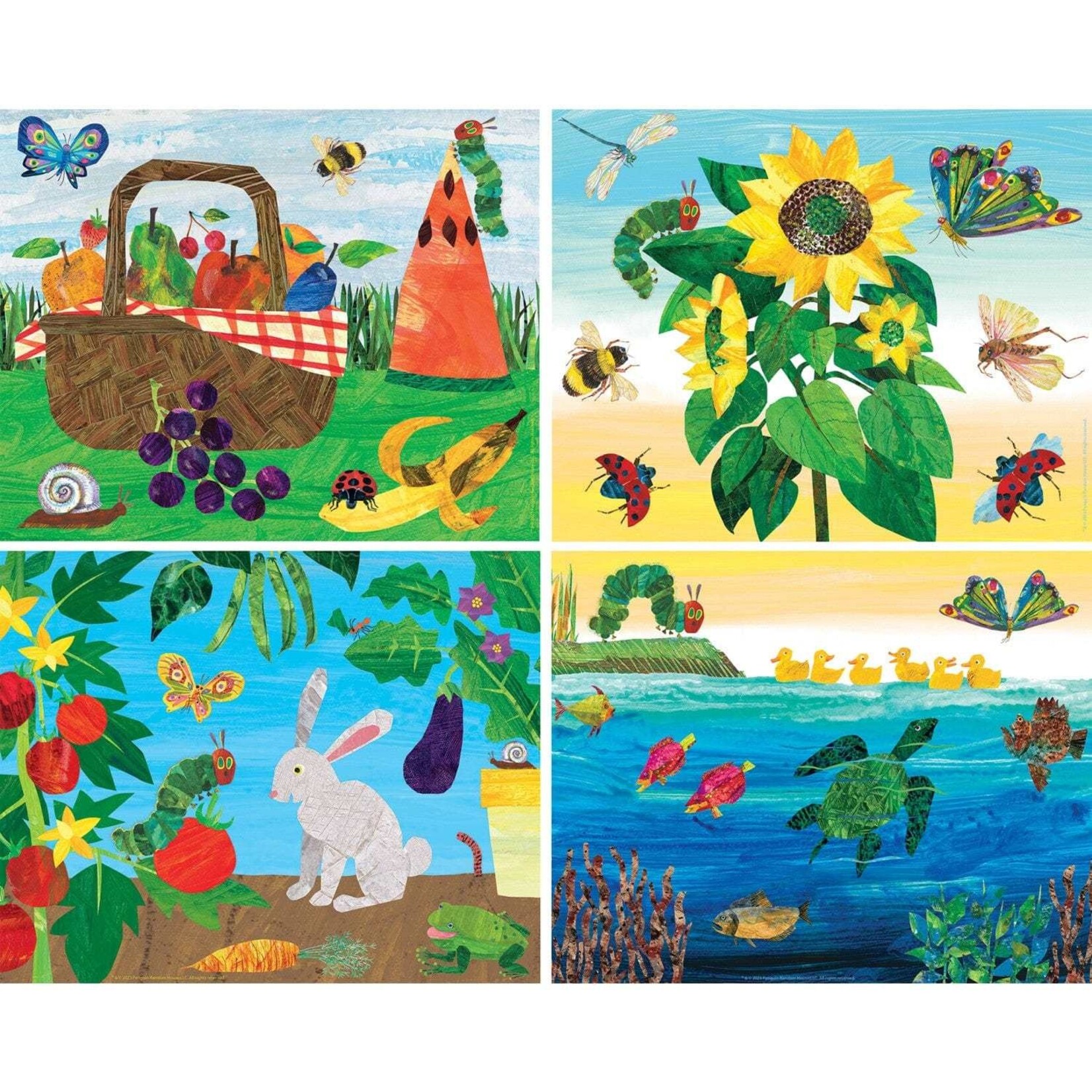 Masterpieces Puzzles World of Eric Carle - 4 Pack Puzzles 48 Pieces