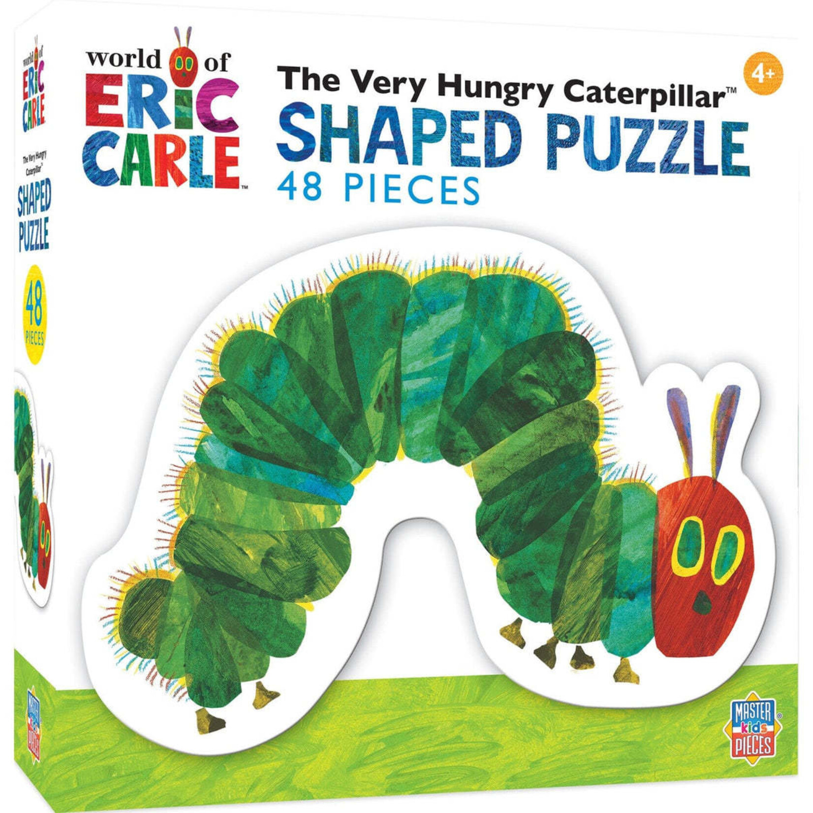 Masterpieces Puzzles World of Eric Carle - The Very Hungry Caterpillar Shaped Puzzle 48 Pieces